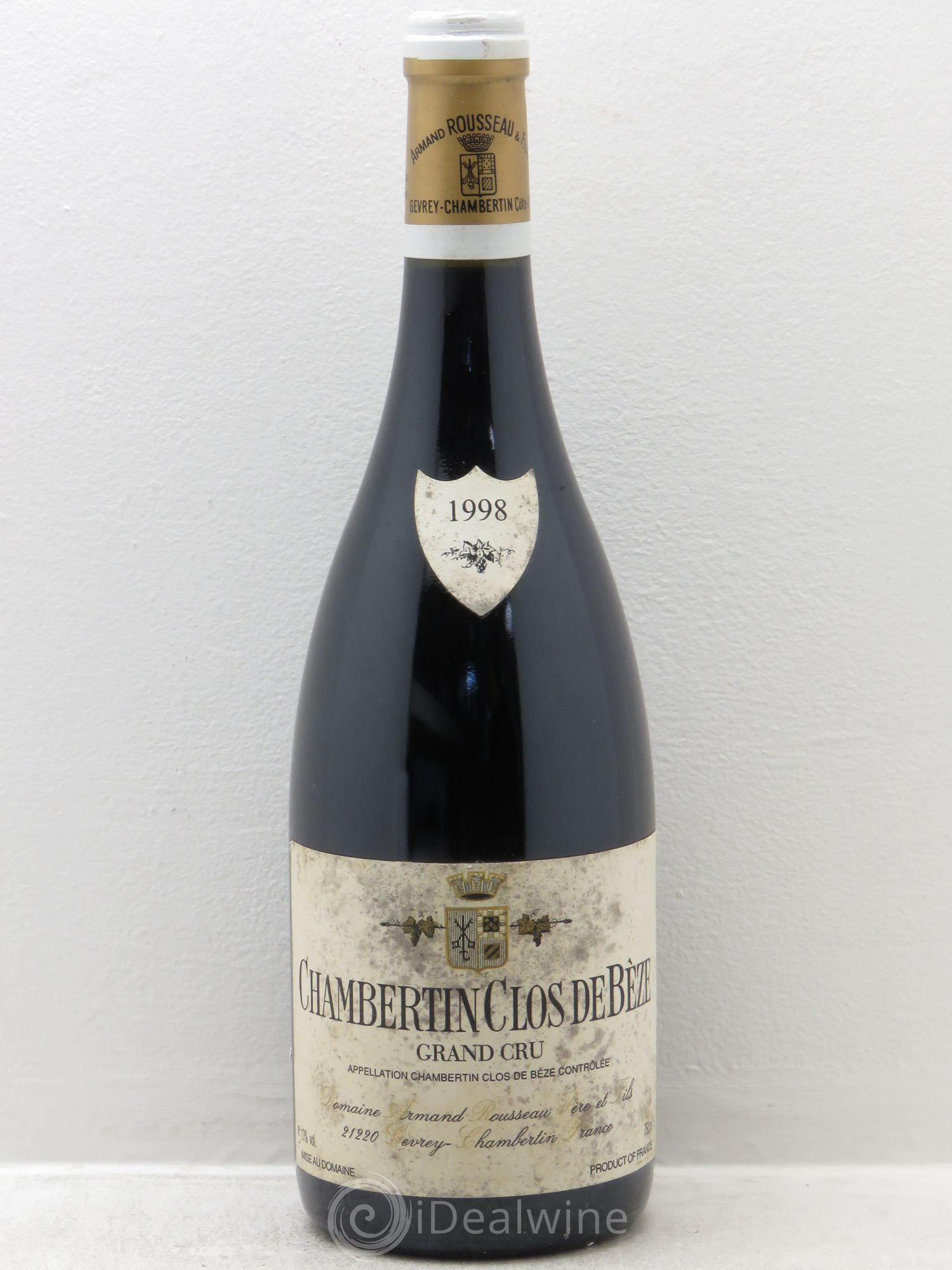 Chambertin Clos de Bèze Grand Cru Armand Rousseau (Domaine) 1998 - Lot de 1 bouteille - 0