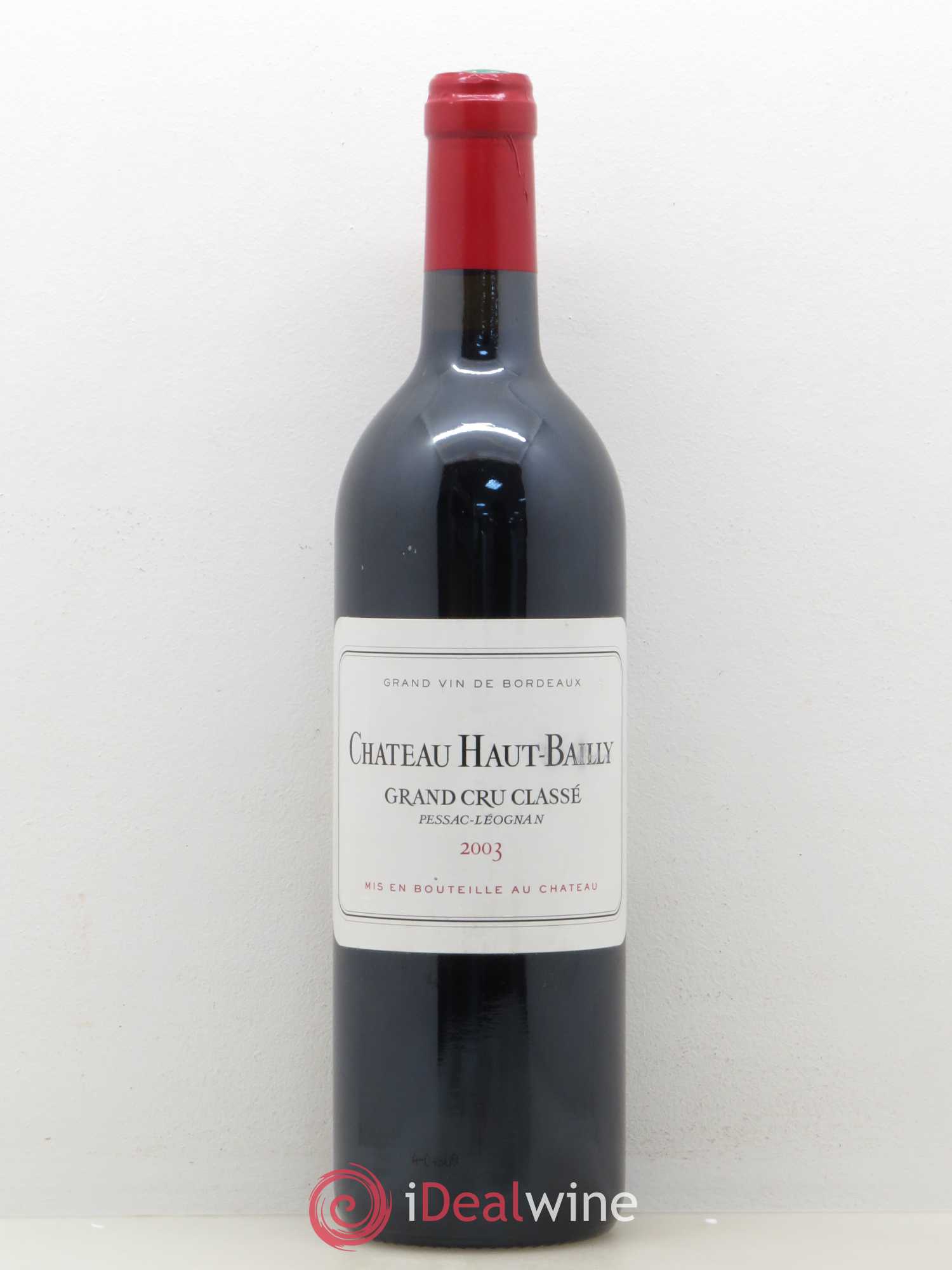 Château Haut-Bailly Cru Classé de Graves 2003 - Lot de 1 bouteille - 0