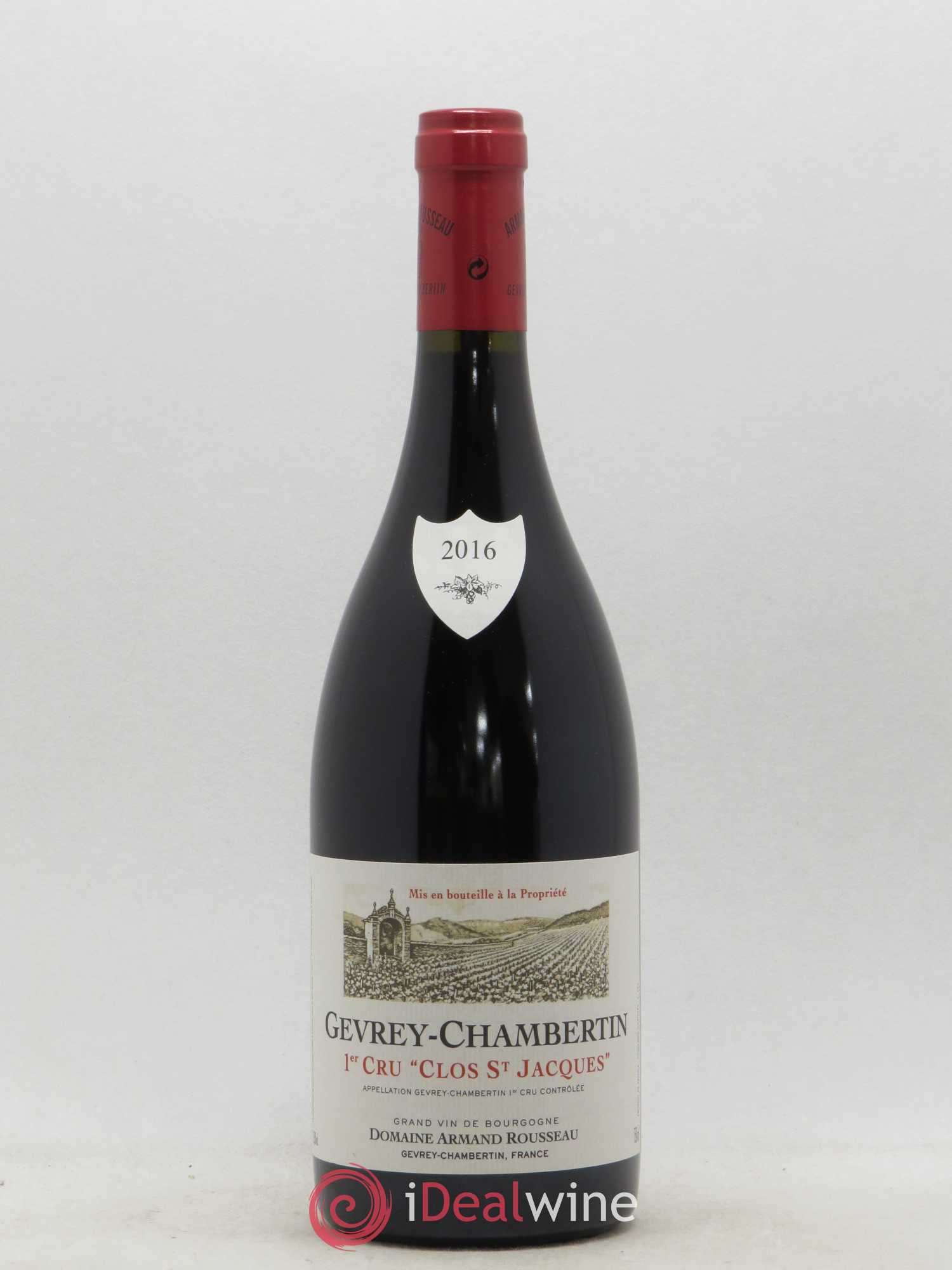 Gevrey-Chambertin 1er Cru Clos Saint-Jacques Armand Rousseau (Domaine) 2016 - Lot de 1 bouteille - 0