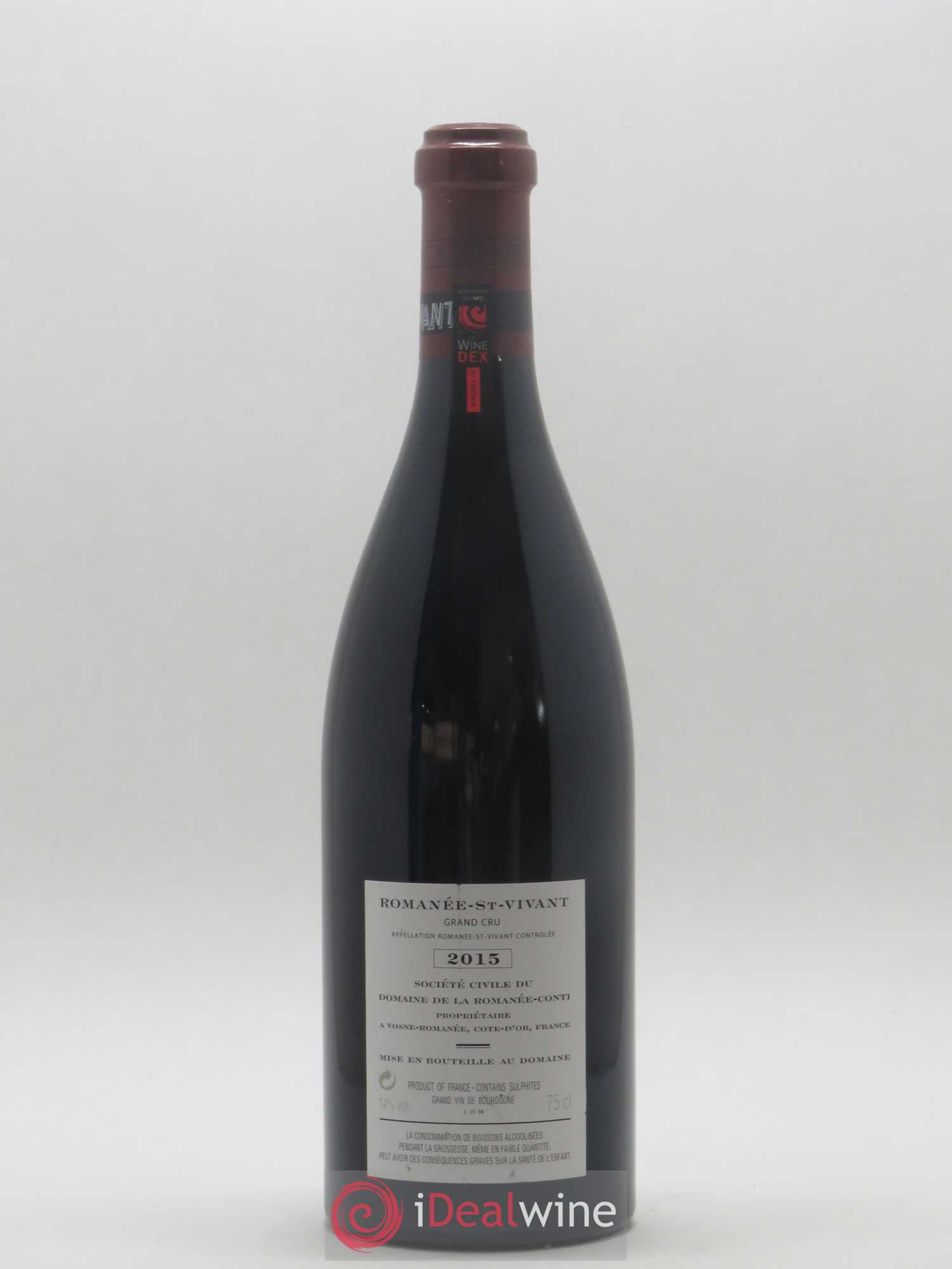 Romanée-Saint-Vivant Grand Cru Domaine de la Romanée-Conti 2015 - Lot de 1 bouteille - 1