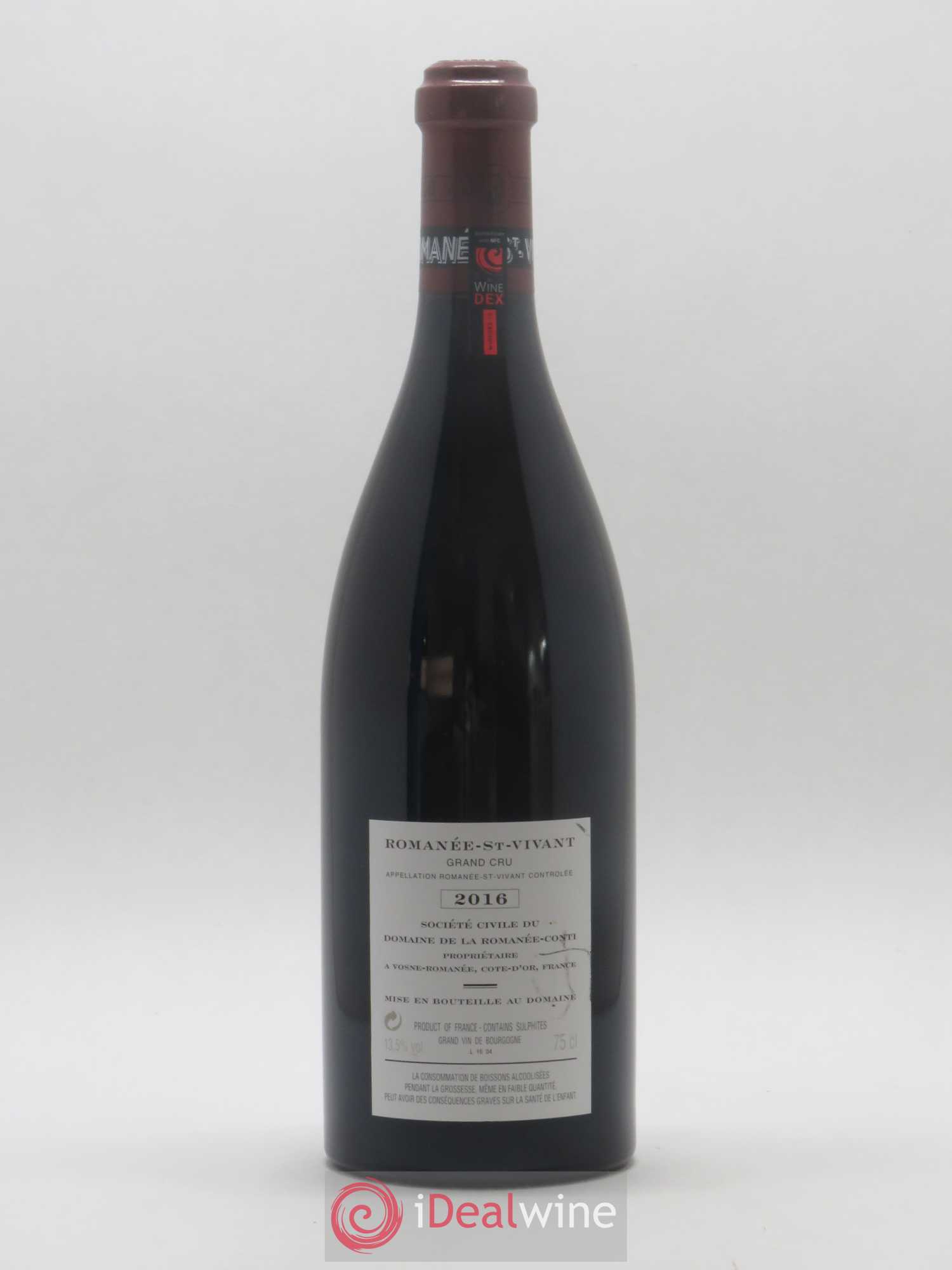 Romanée-Saint-Vivant Grand Cru Domaine de la Romanée-Conti 2016 - Lot de 1 bouteille - 1