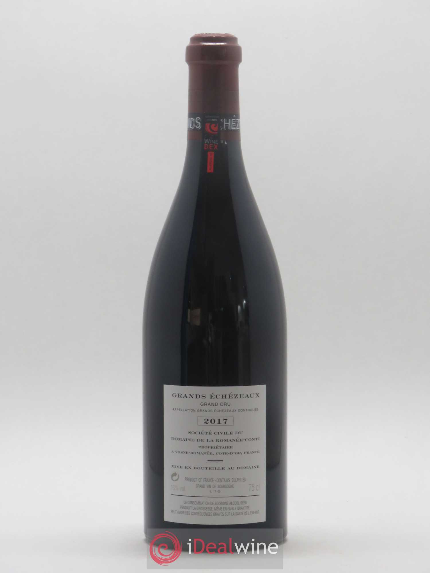 Grands-Echezeaux Grand Cru Domaine de la Romanée-Conti 2017 - Lot de 1 bouteille - 1