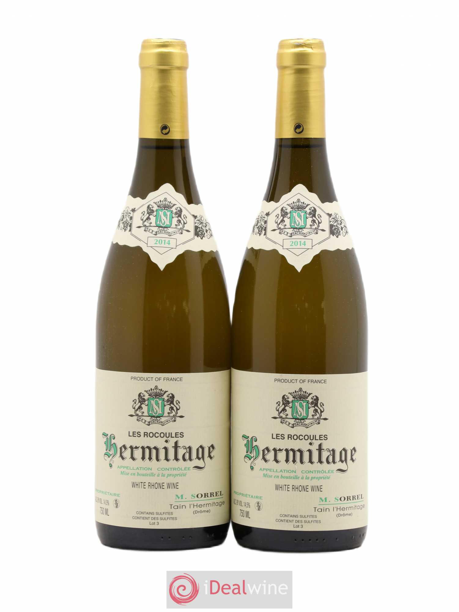 Hermitage Les Rocoules Marc Sorrel 2014 - Lot de 2 bouteilles - 0