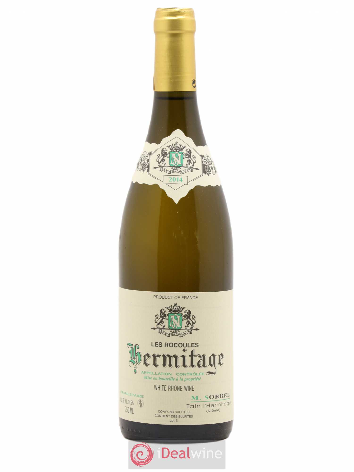 Hermitage Les Rocoules Marc Sorrel 2014 - Lot de 1 bouteille - 0