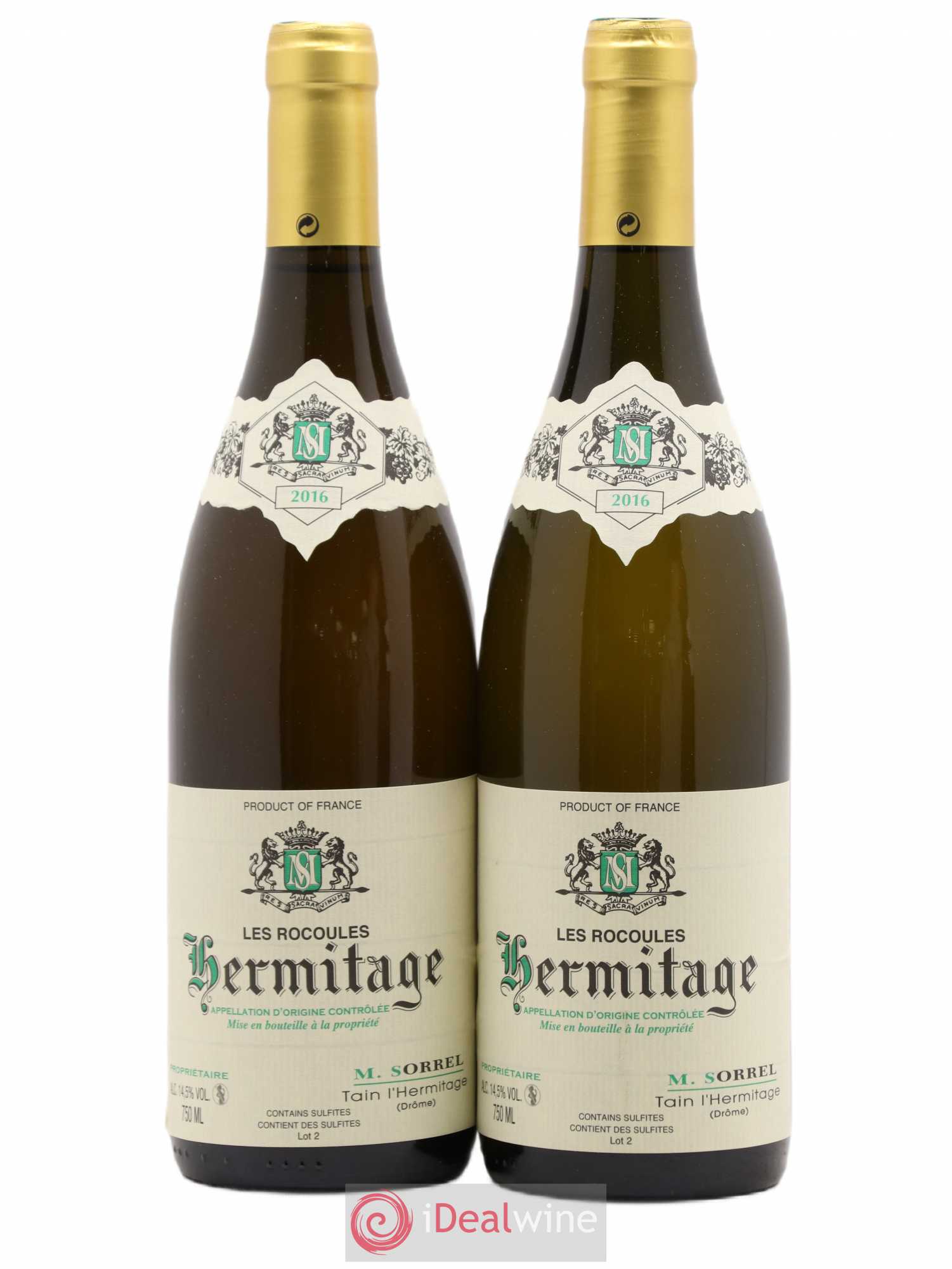 Hermitage Les Rocoules Marc Sorrel 2016 - Lot de 2 bouteilles - 0