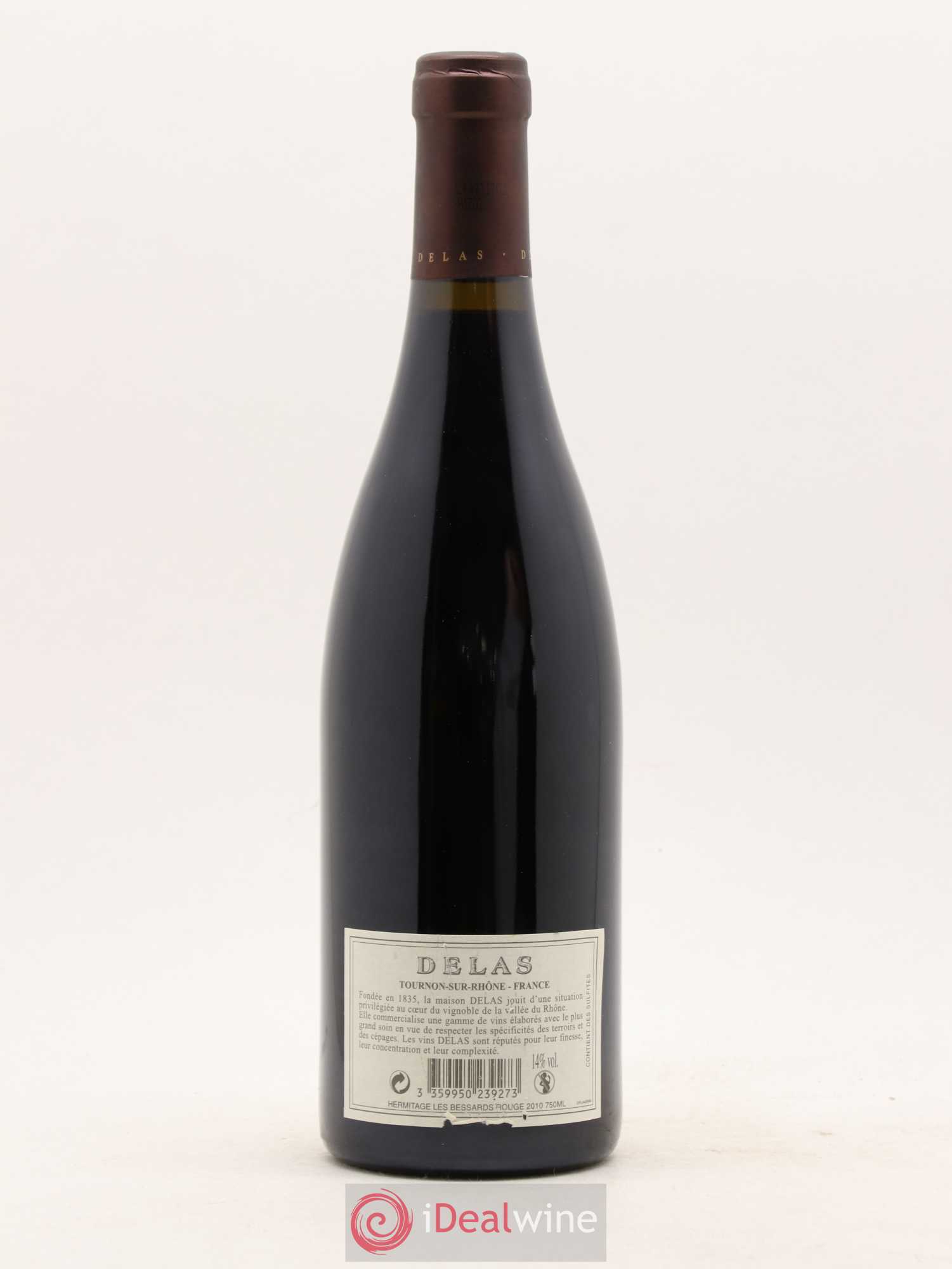 Hermitage Les Bessards Delas Frères 2010 - Lot de 1 bouteille - 1