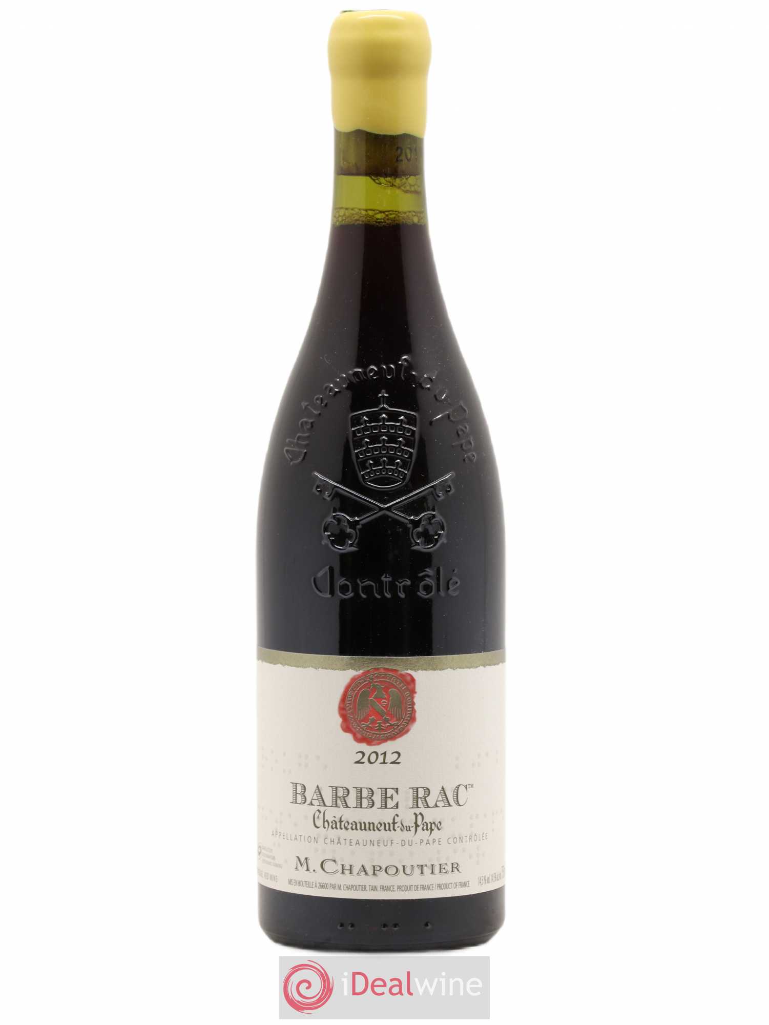 Châteauneuf-du-Pape Barbe Rac Chapoutier 2012 - Lot de 1 bouteille - 0