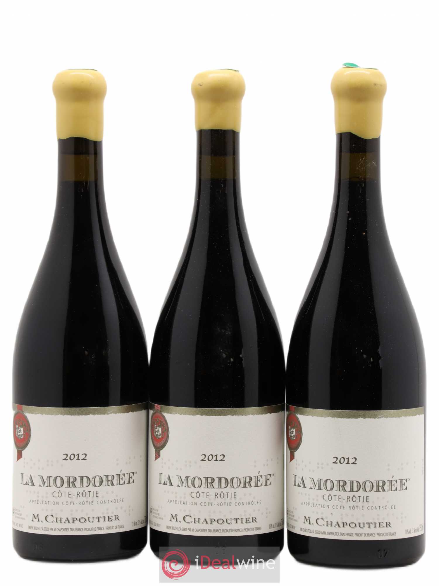 Côte-Rôtie La Mordorée Chapoutier 2012 - Lot de 3 bouteilles - 0