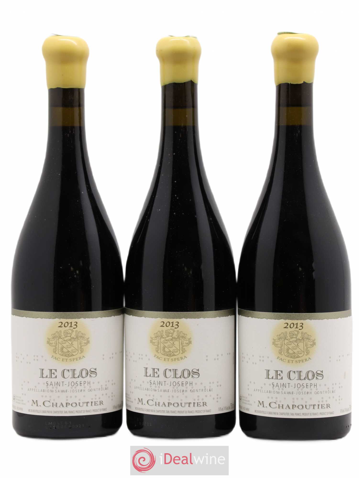 Saint-Joseph Le Clos Chapoutier 2013 - Lot de 3 bouteilles - 0