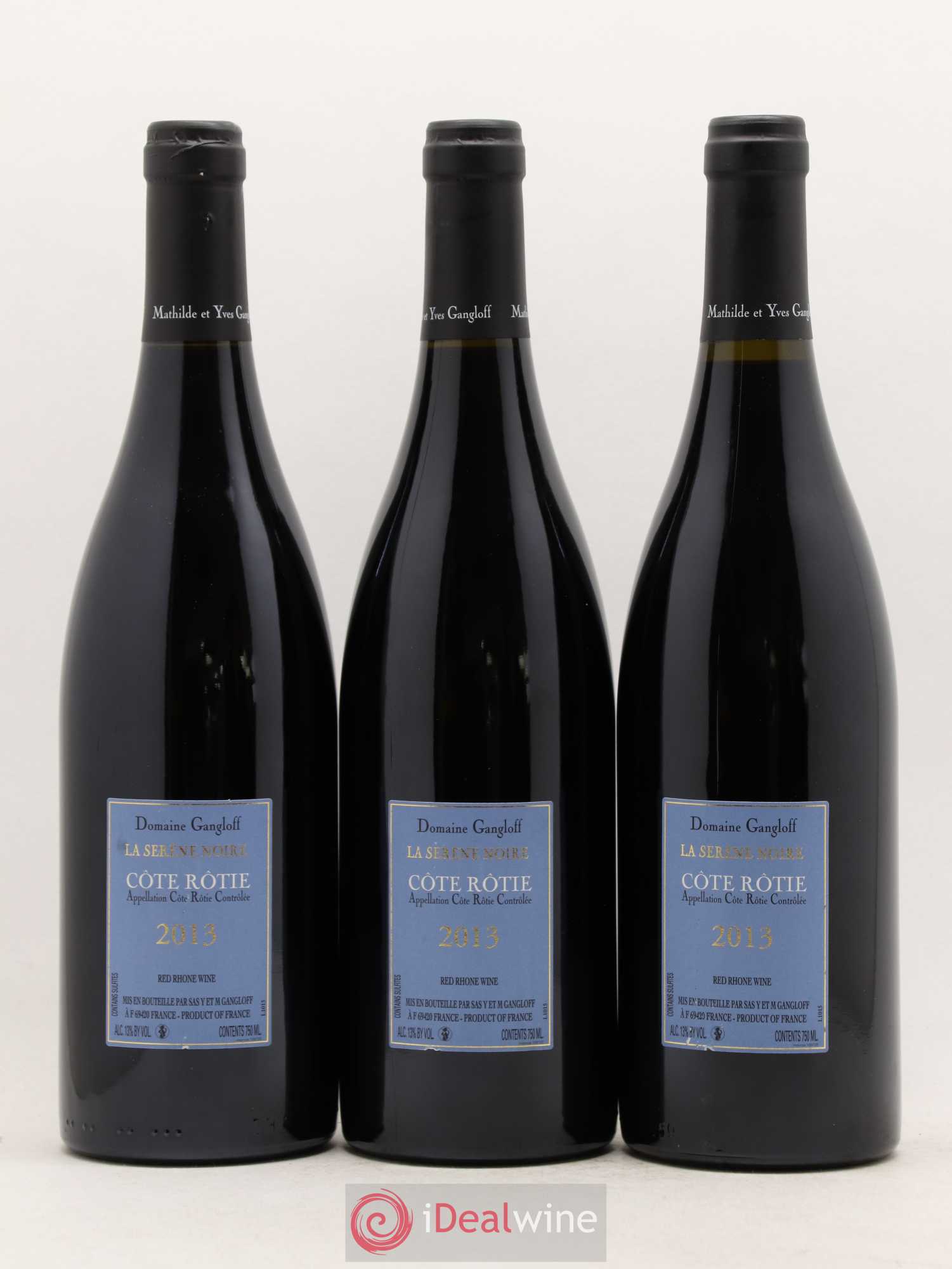 Côte-Rôtie La Sereine Noire Gangloff (Domaine) 2013 - Lot de 3 bouteilles - 1