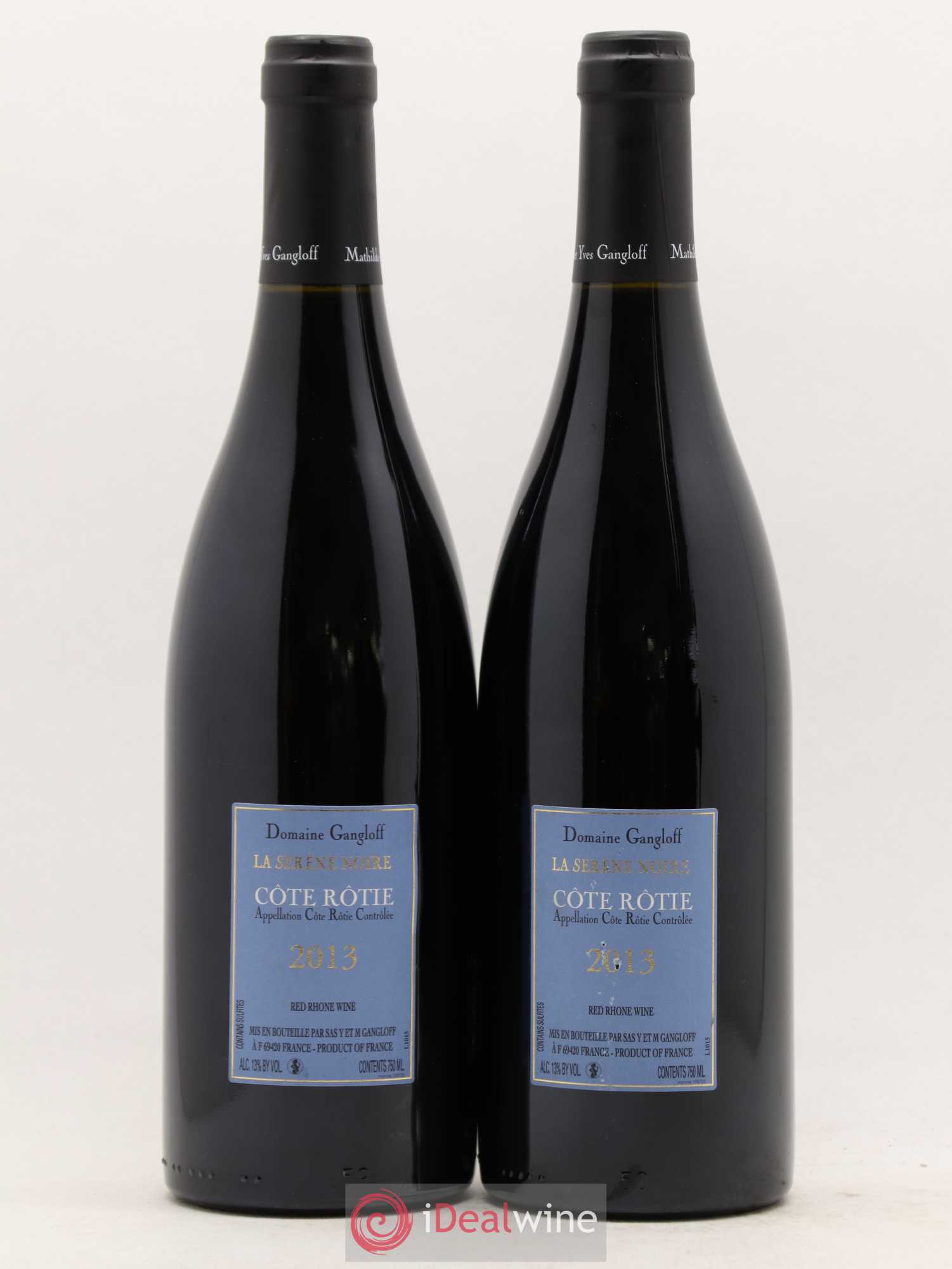 Côte-Rôtie La Sereine Noire Gangloff (Domaine) 2013 - Lot de 2 bouteilles - 1