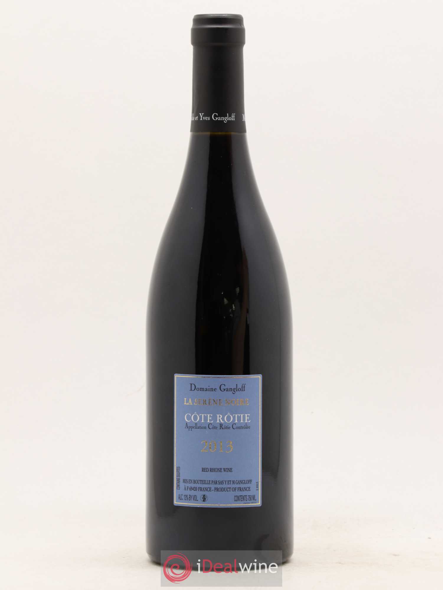 Côte-Rôtie La Sereine Noire Gangloff (Domaine) 2013 - Lotto di 1 bottiglia - 1