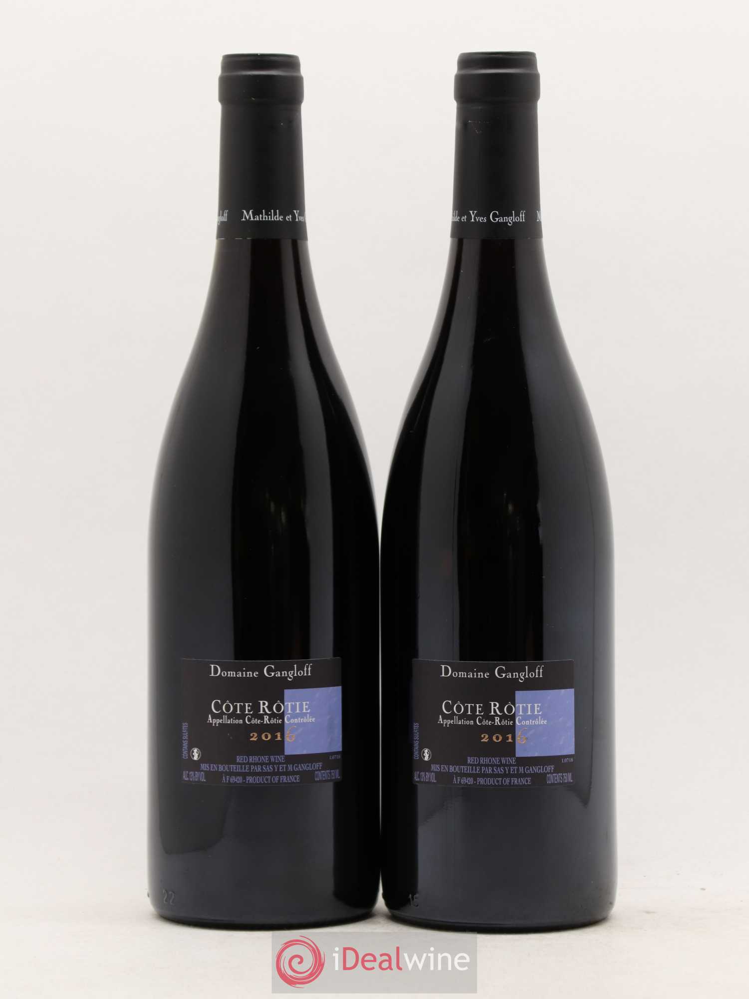 Côte-Rôtie La Barbarine Gangloff (Domaine) 2016 - Lot de 2 bouteilles - 1