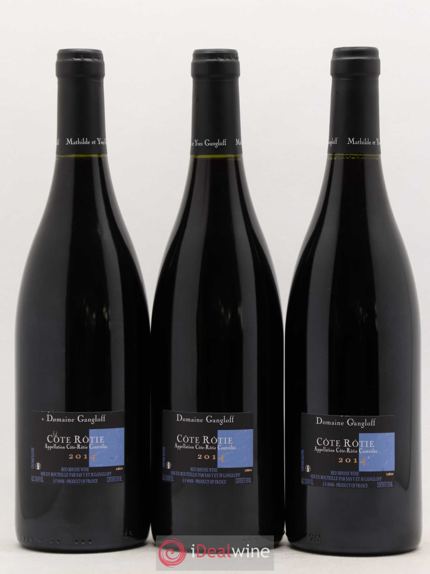 Côte-Rôtie La Barbarine Gangloff (Domaine) 2014 - Lot de 3 bouteilles - 1