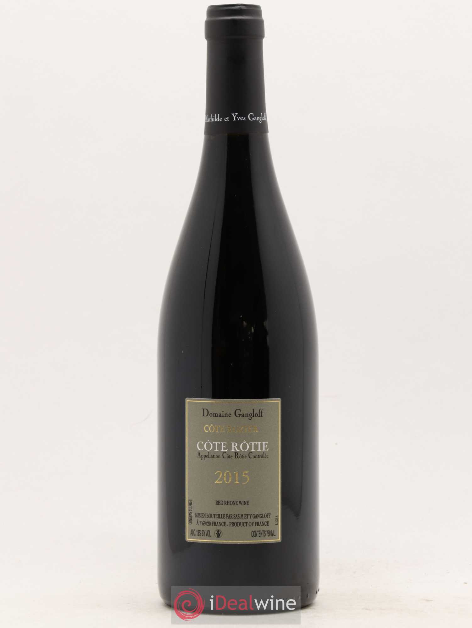 Côte-Rôtie Côte Rozier Gangloff (Domaine) 2015 - Lot de 1 bouteille - 1