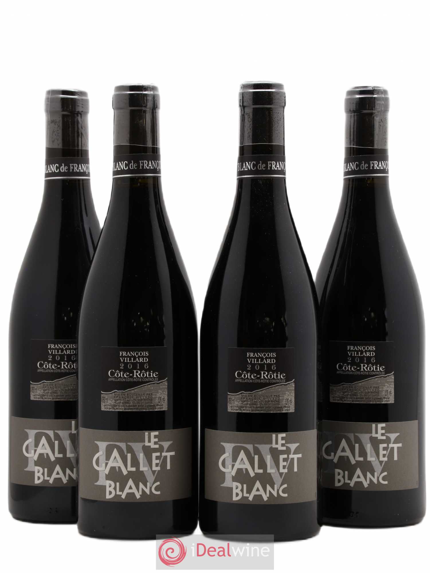 Côte-Rôtie Le Gallet Blanc François Villard 2016 - Lot de 4 bouteilles - 0