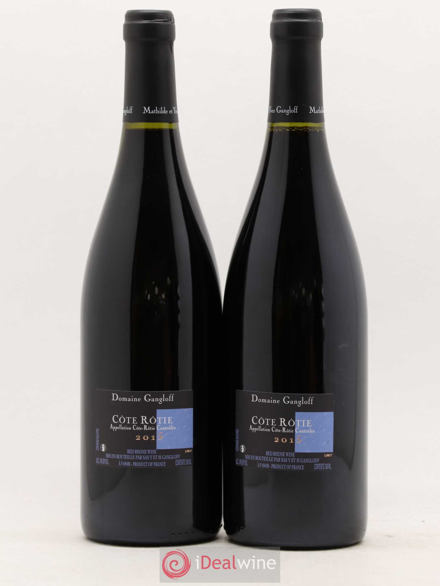 Côte-Rôtie La Barbarine Gangloff (Domaine) 2015 - Lot de 2 bouteilles - 1