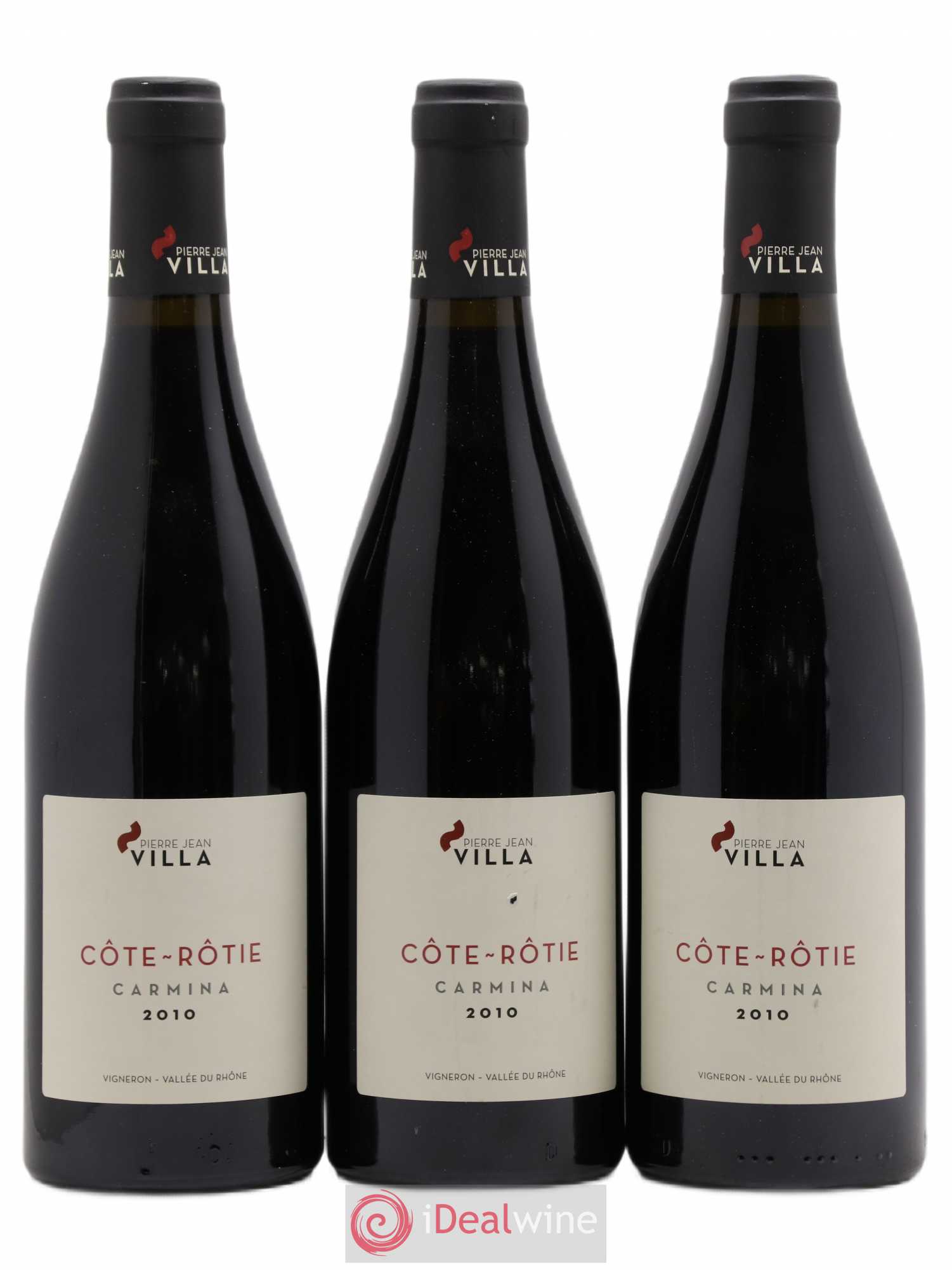 Côte-Rôtie Carmina Pierre-Jean Villa 2010 - Lot de 3 bouteilles - 0