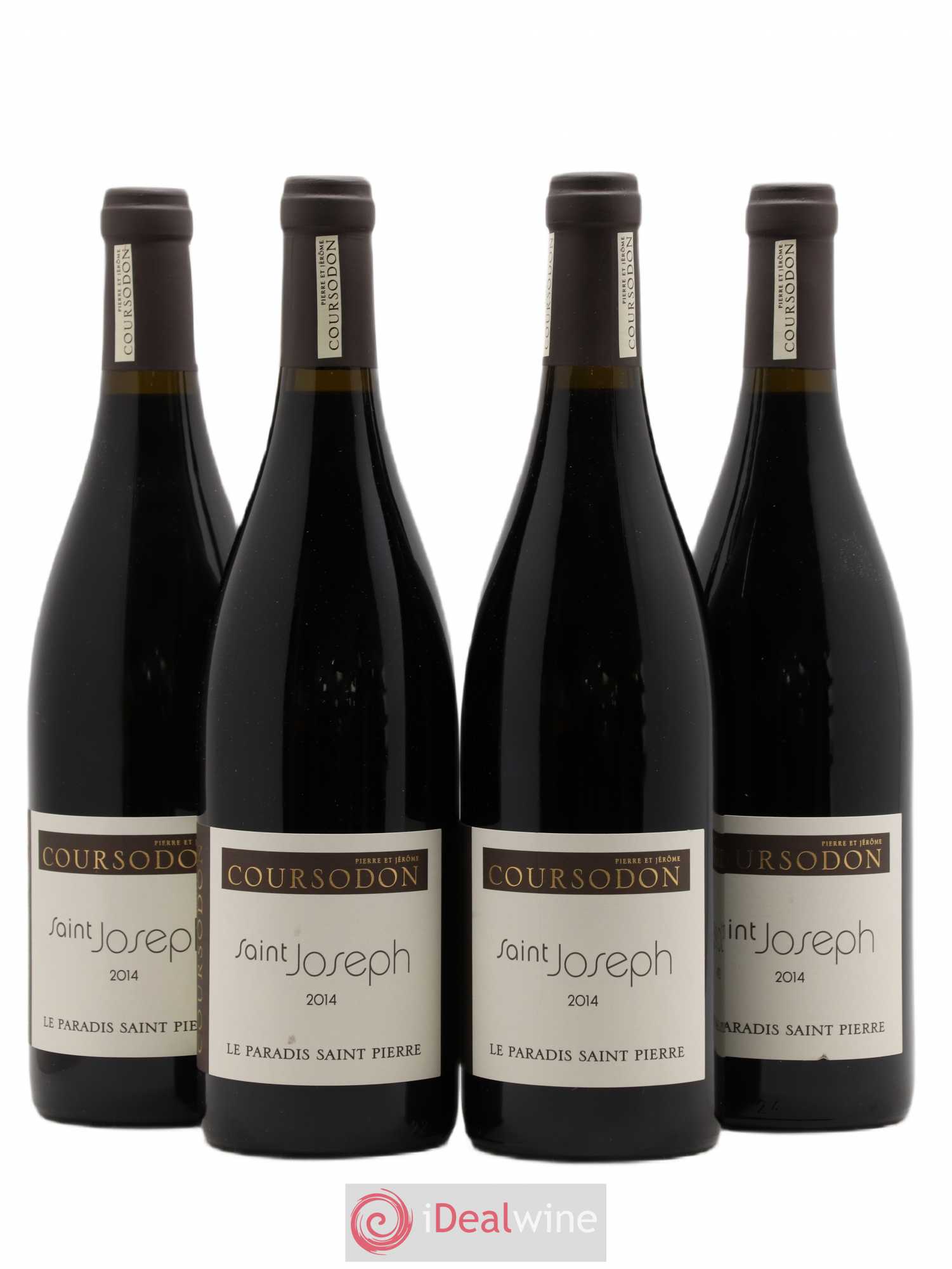 Saint-Joseph Le Paradis Saint-Pierre Pierre et Jérôme Coursodon 2014 - Lot de 4 bouteilles - 0