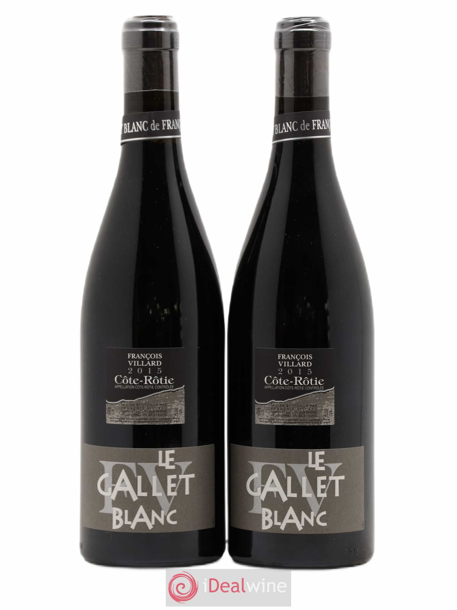 Côte-Rôtie Le Gallet Blanc François Villard 2015 - Lot de 2 bouteilles - 0