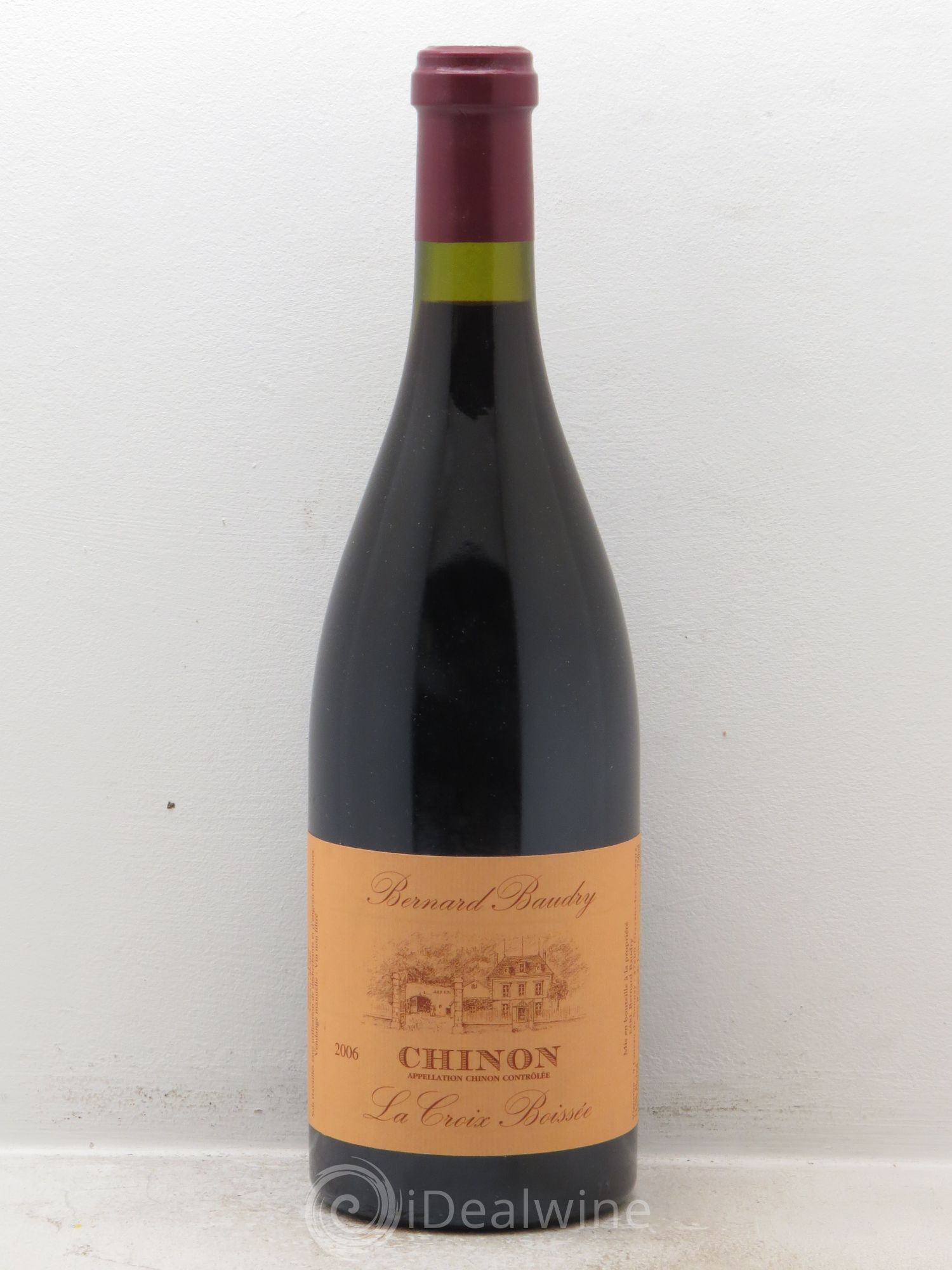 Chinon La Croix Boissée Bernard Baudry 2006 - Lot de 1 bouteille - 0