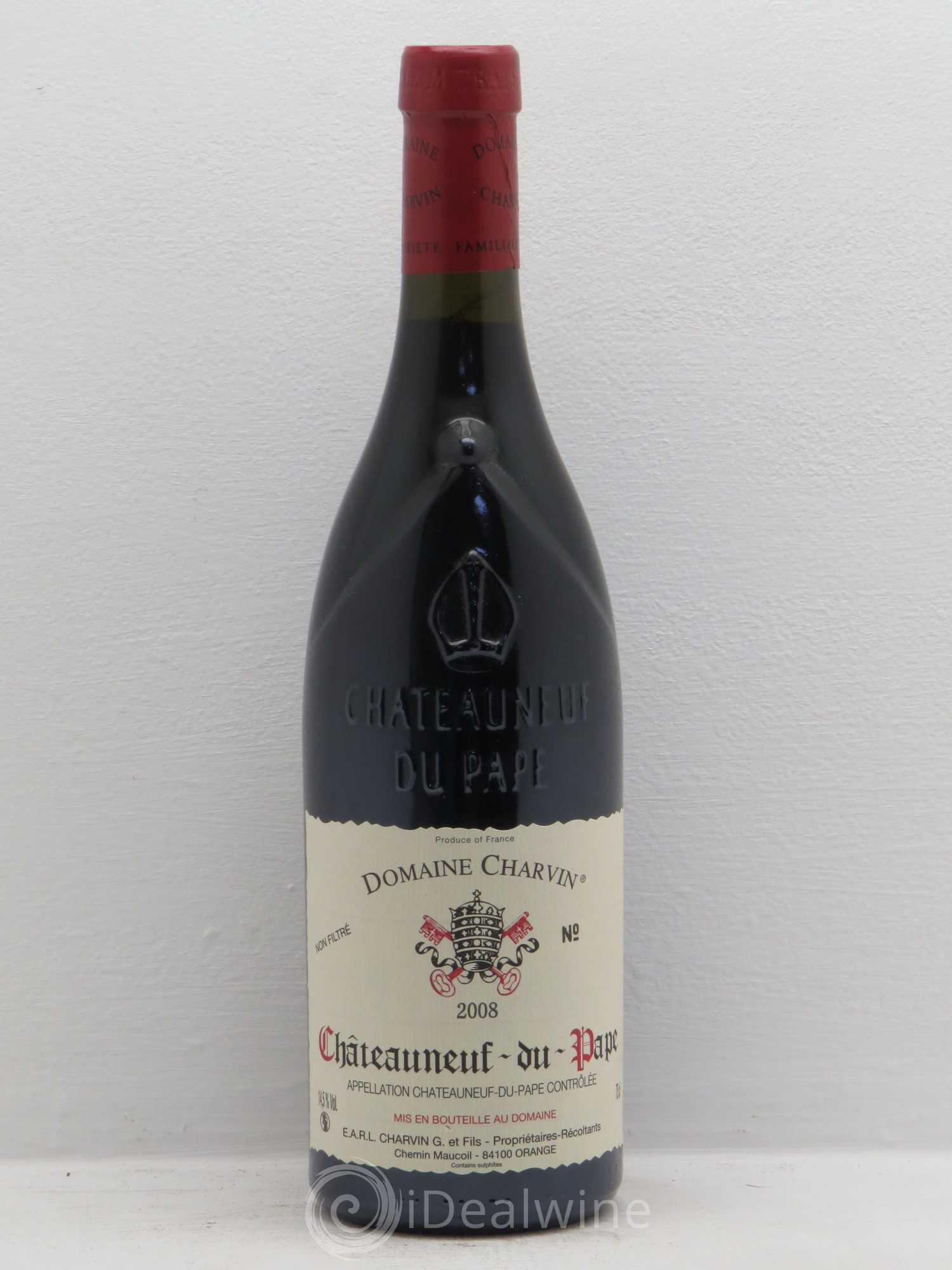 Châteauneuf-du-Pape Charvin (Domaine) 2008 - Lot de 1 bouteille - 0