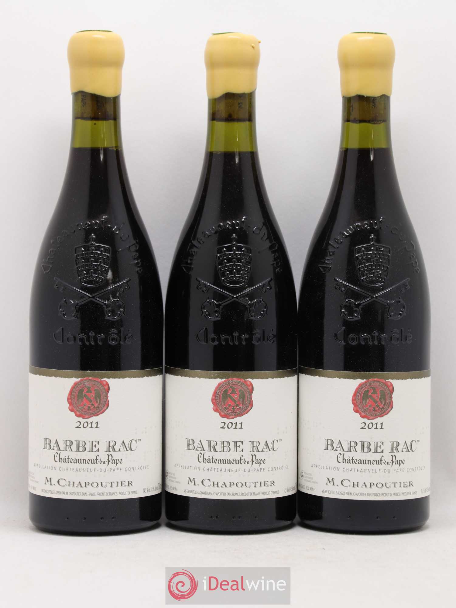 Châteauneuf-du-Pape Barbe Rac Chapoutier 2011 - Lot de 6 bouteilles - 2