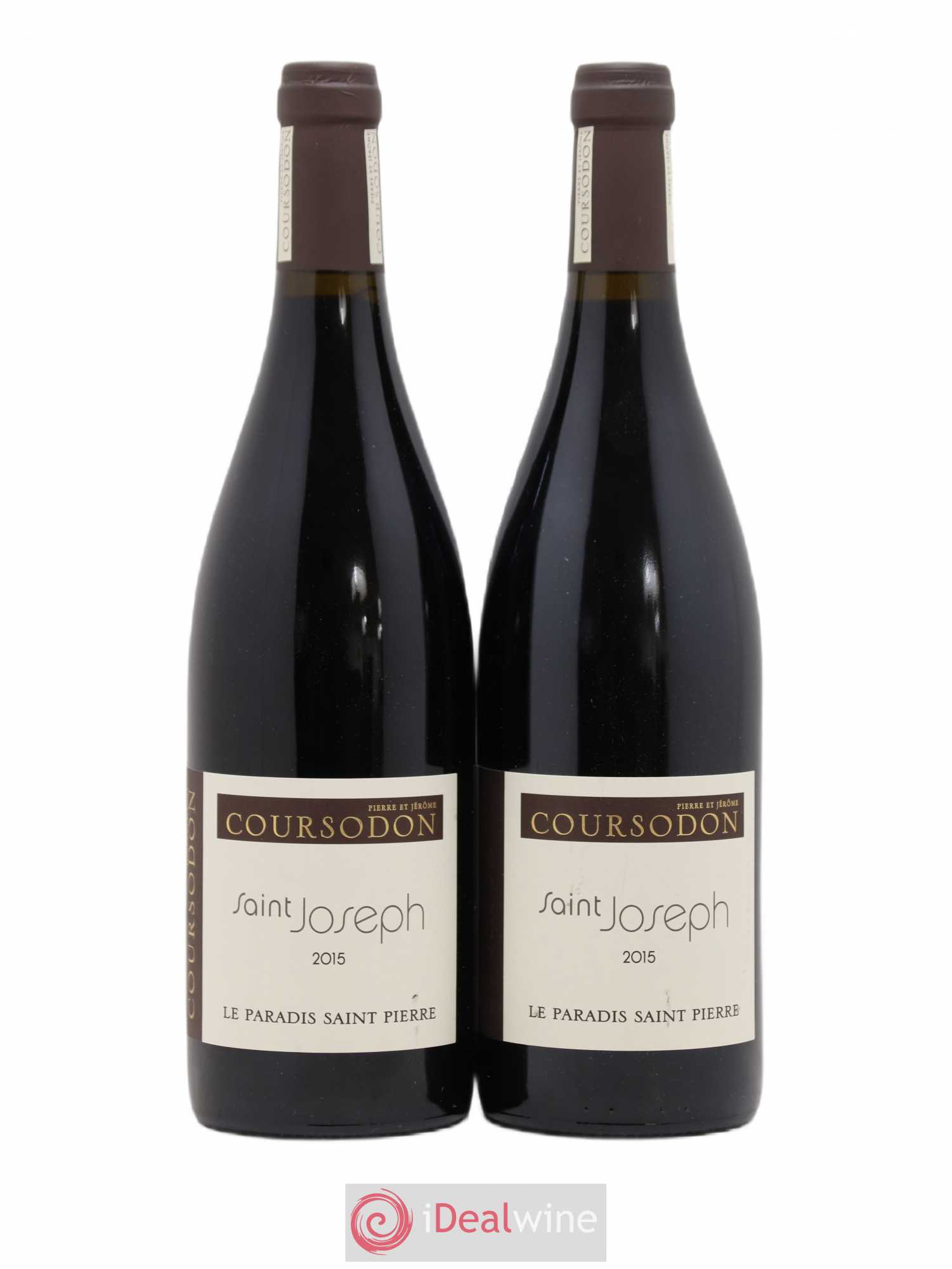 Saint-Joseph Le Paradis Saint-Pierre Pierre et Jérôme Coursodon 2015 - Lot de 2 bouteilles - 0