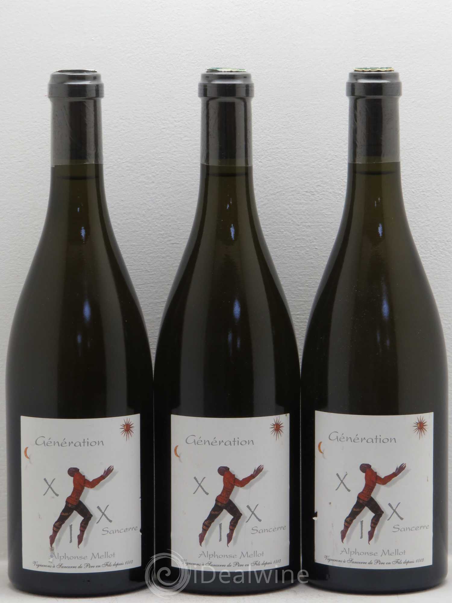 Sancerre Génération XIX Alphonse Mellot 2008 - Lot de 3 bouteilles - 0