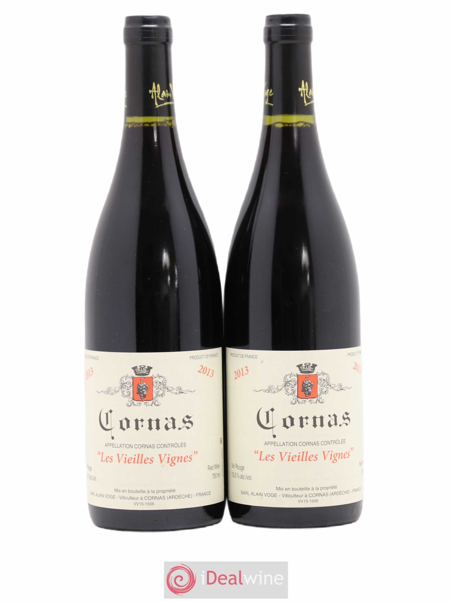 Cornas Les Vieilles Vignes Alain Voge (Domaine) 2013 - Lot de 2 bouteilles - 0