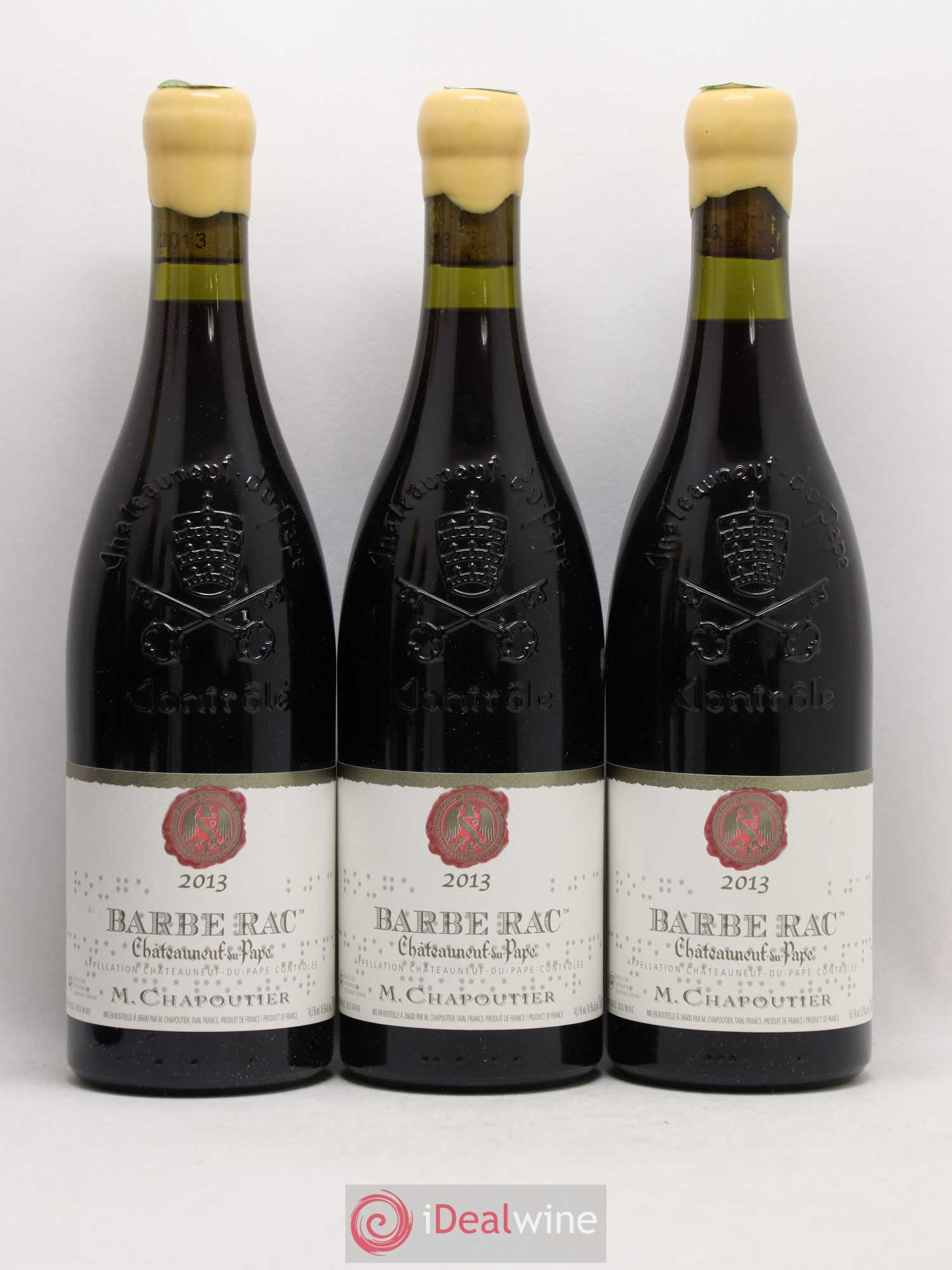 Châteauneuf-du-Pape Barbe Rac Chapoutier 2013 - Lot de 6 bouteilles - 2
