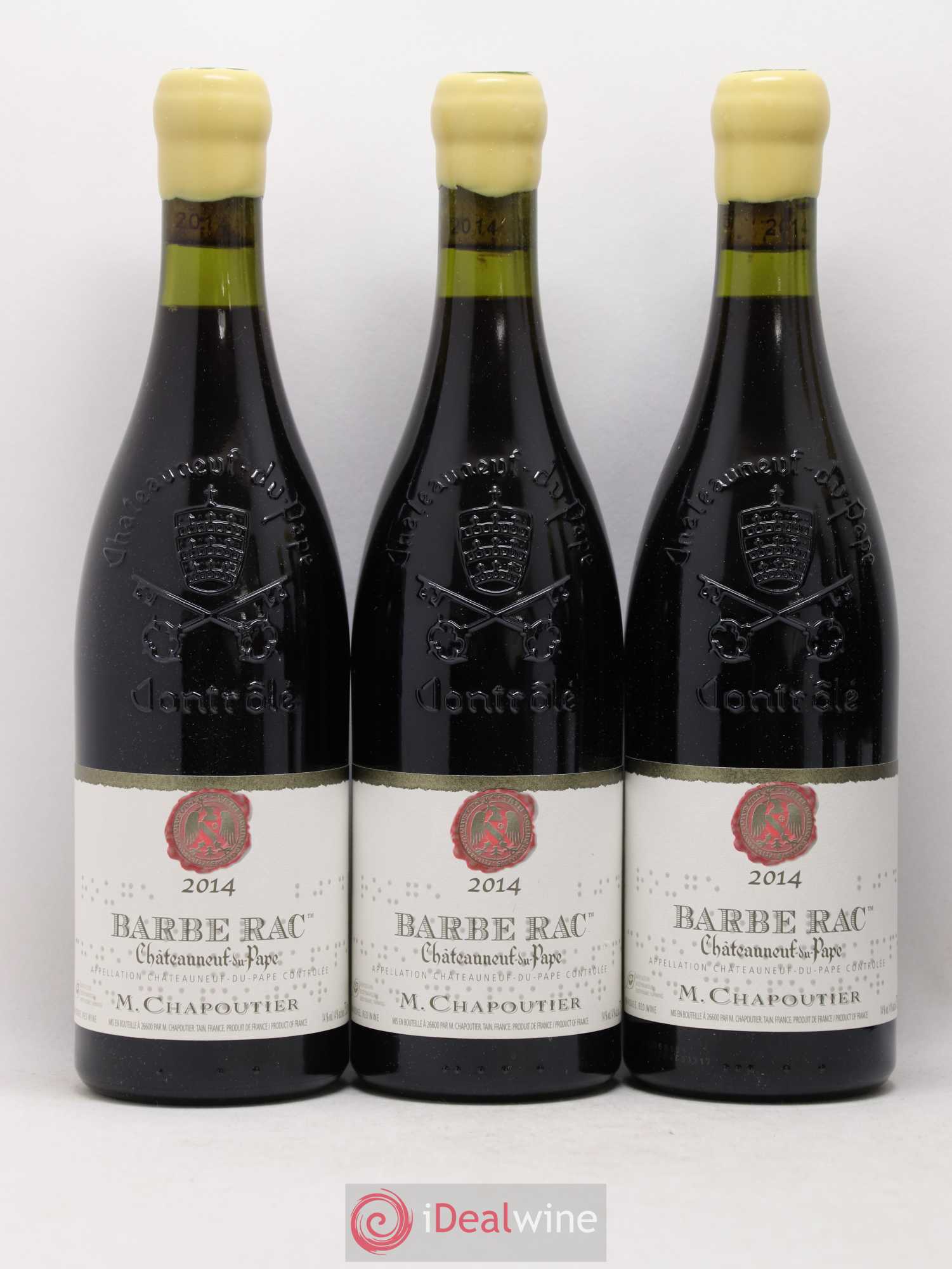Châteauneuf-du-Pape Barbe Rac Chapoutier 2014 - Lot de 6 bouteilles - 1