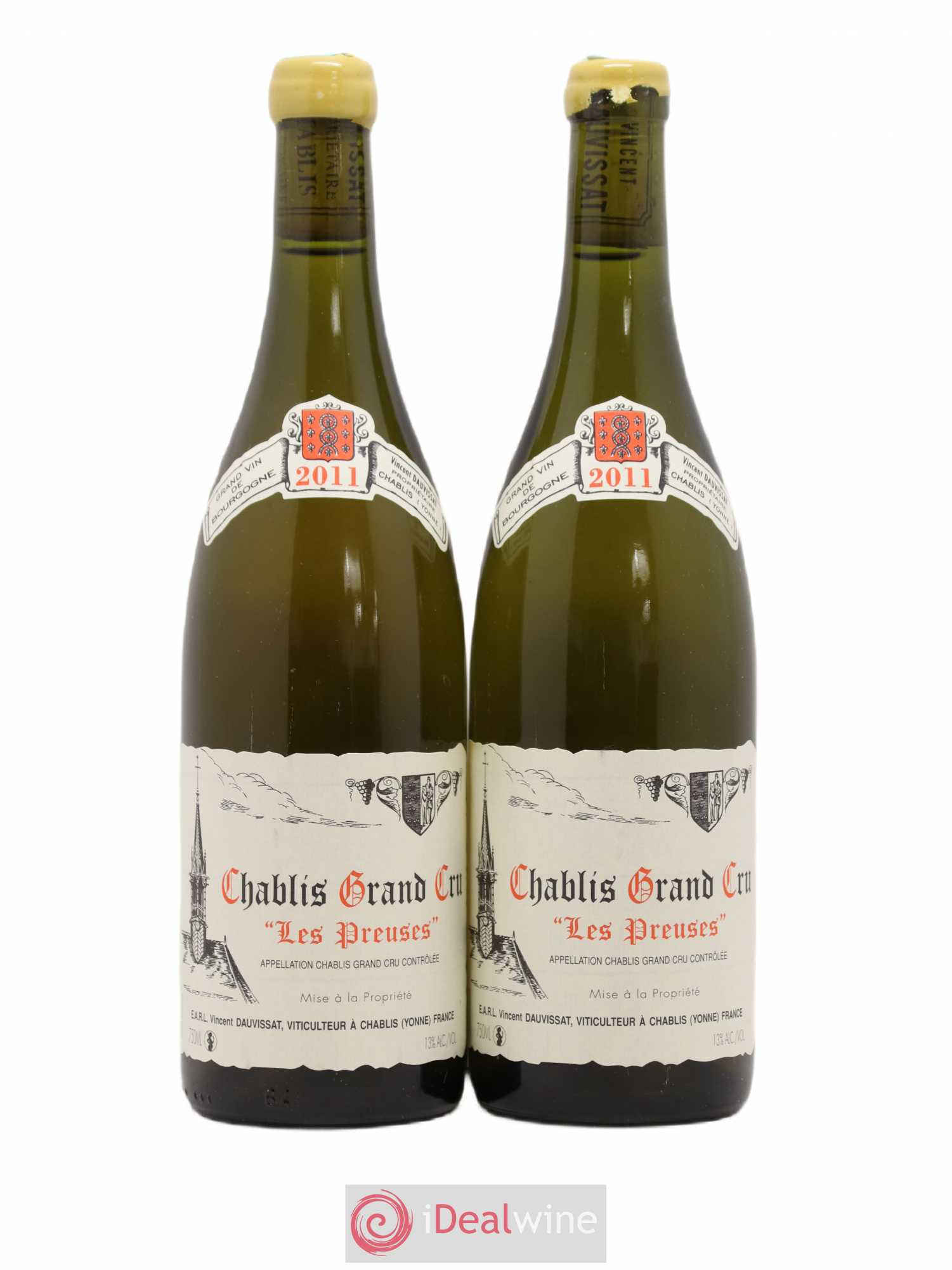 Chablis Grand Cru Les Preuses Vincent Dauvissat (Domaine) 2011 - Lot de 2 bouteilles - 0