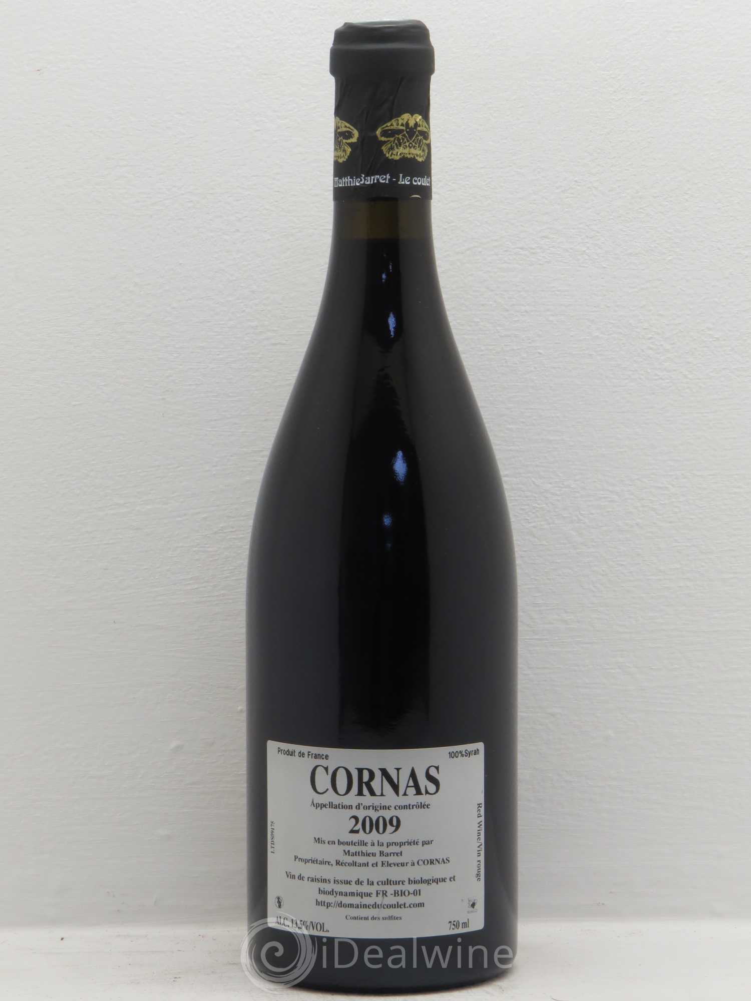 Cornas Les Terrasses du Serre Domaine du Coulet - Matthieu Barret 2009 - Lotto di 6 bottiglie - 1