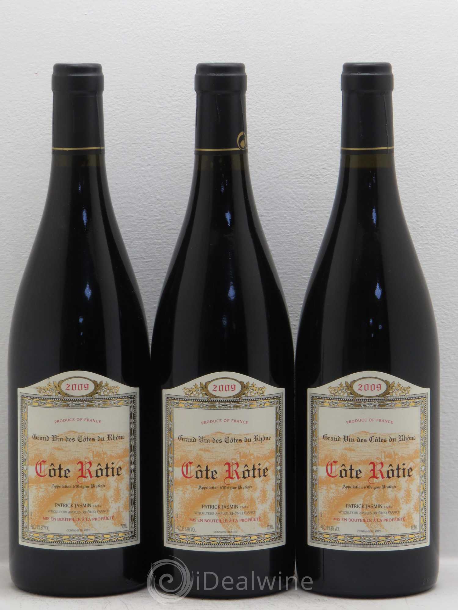 Côte-Rôtie Jasmin (Domaine) 2009 - Lot de 3 bouteilles - 0