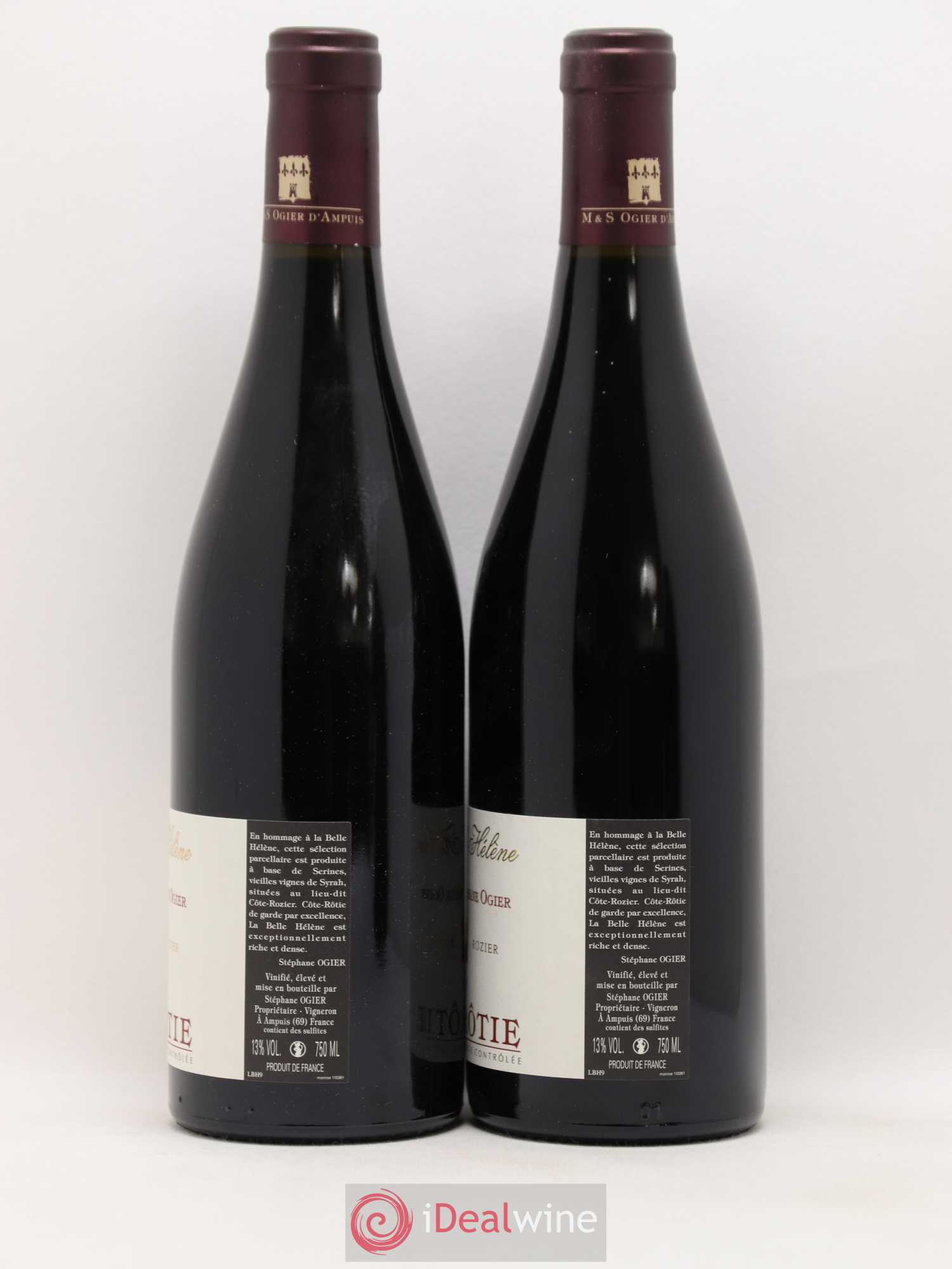 Côte-Rôtie La Belle Hélène Stéphane Ogier 2009 - Lot de 2 bouteilles - 1
