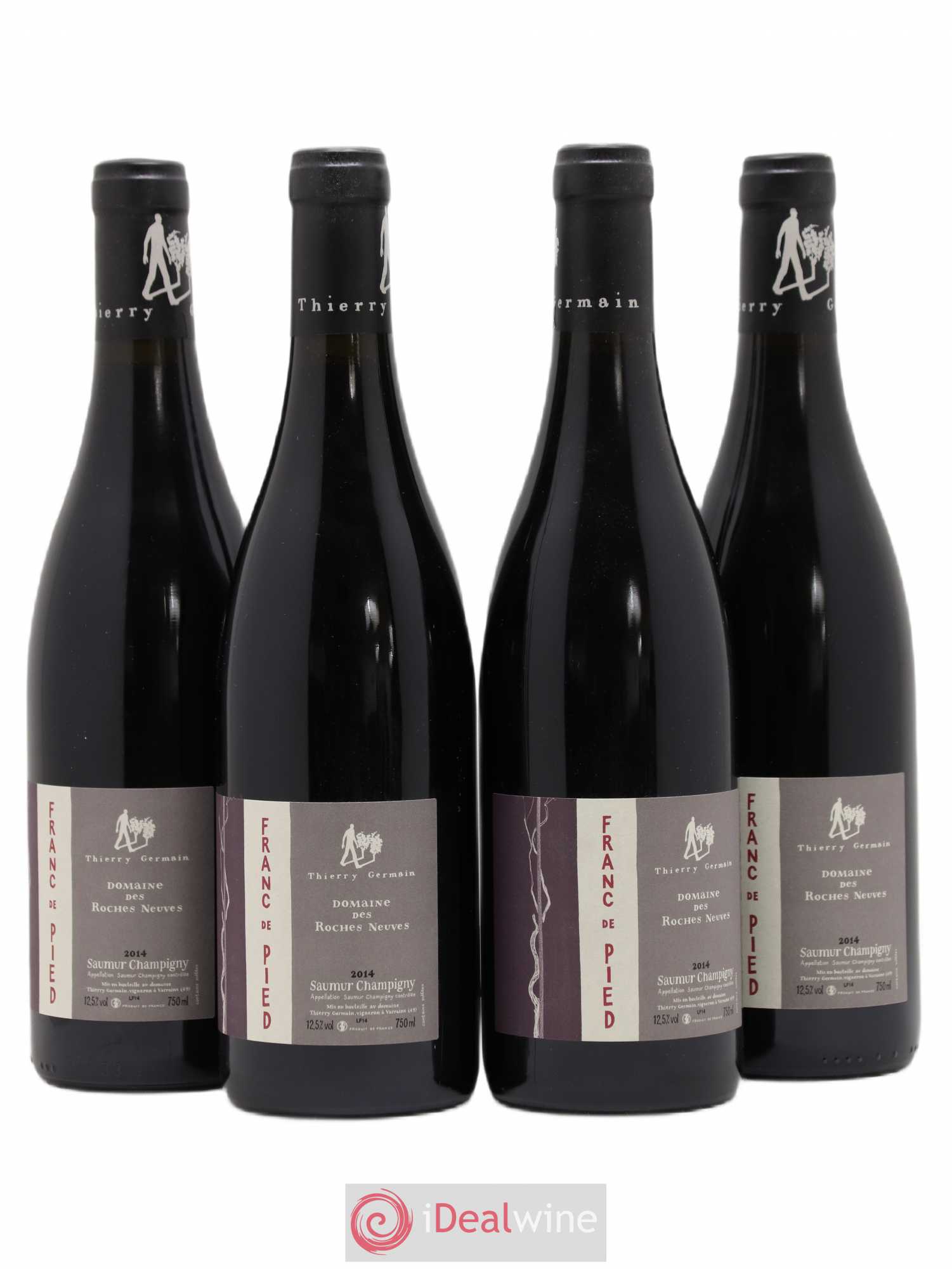 Saumur-Champigny Franc de pied Domaine des Roches Neuves - Thierry Germain 2014 - Lot de 4 bouteilles - 0