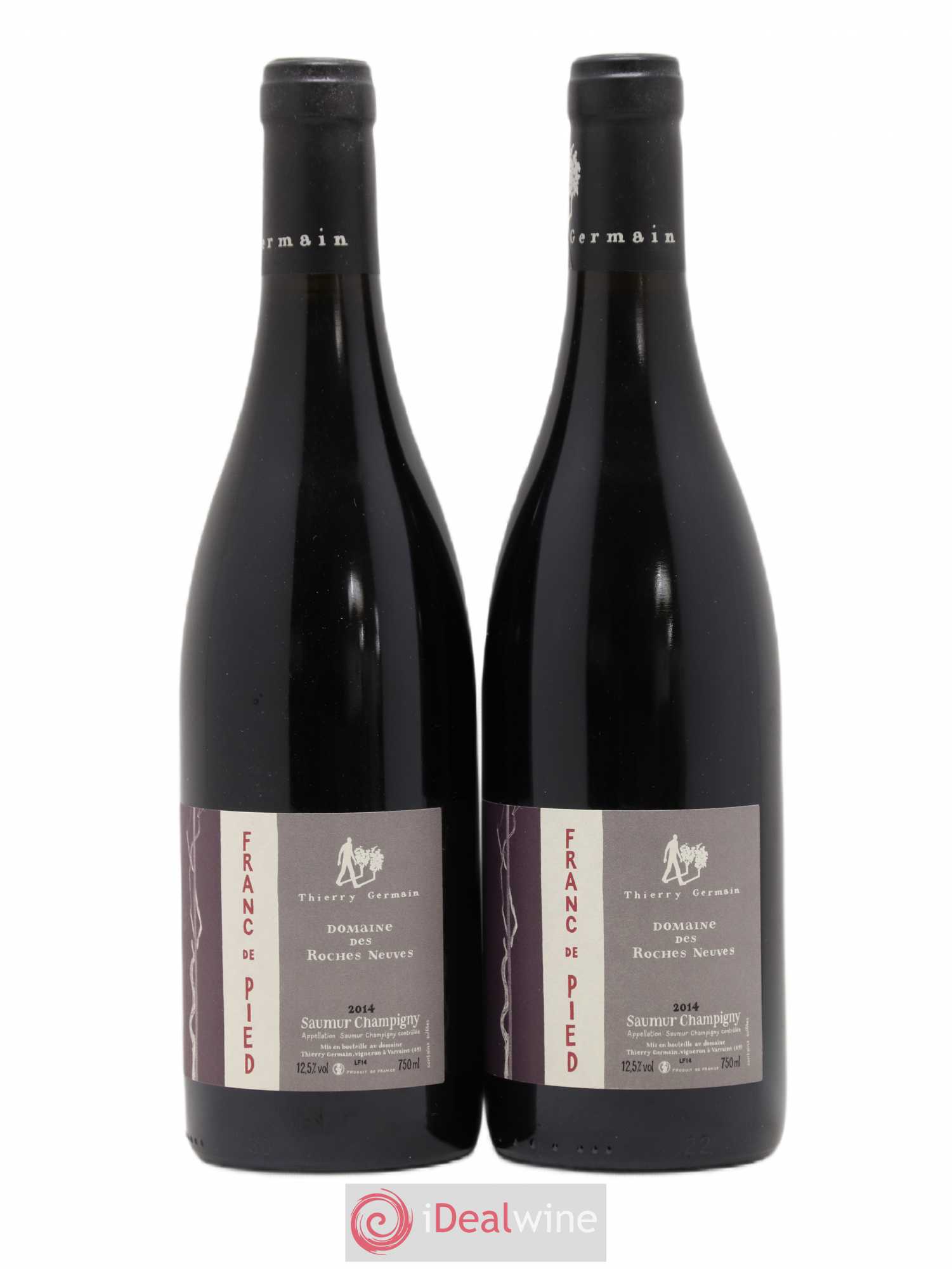 Saumur-Champigny Franc de pied Domaine des Roches Neuves - Thierry Germain 2014 - Lot de 2 bouteilles - 0