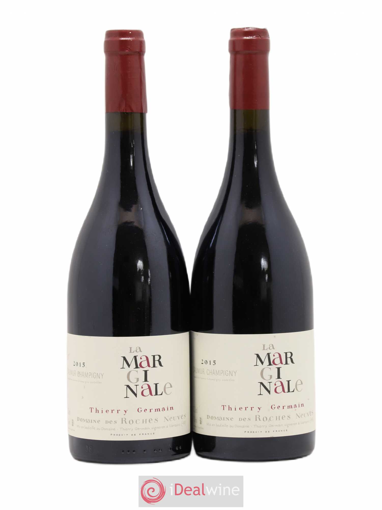 Saumur-Champigny La Marginale Domaine des Roches Neuves - Thierry Germain 2015 - Lot de 2 bouteilles - 0