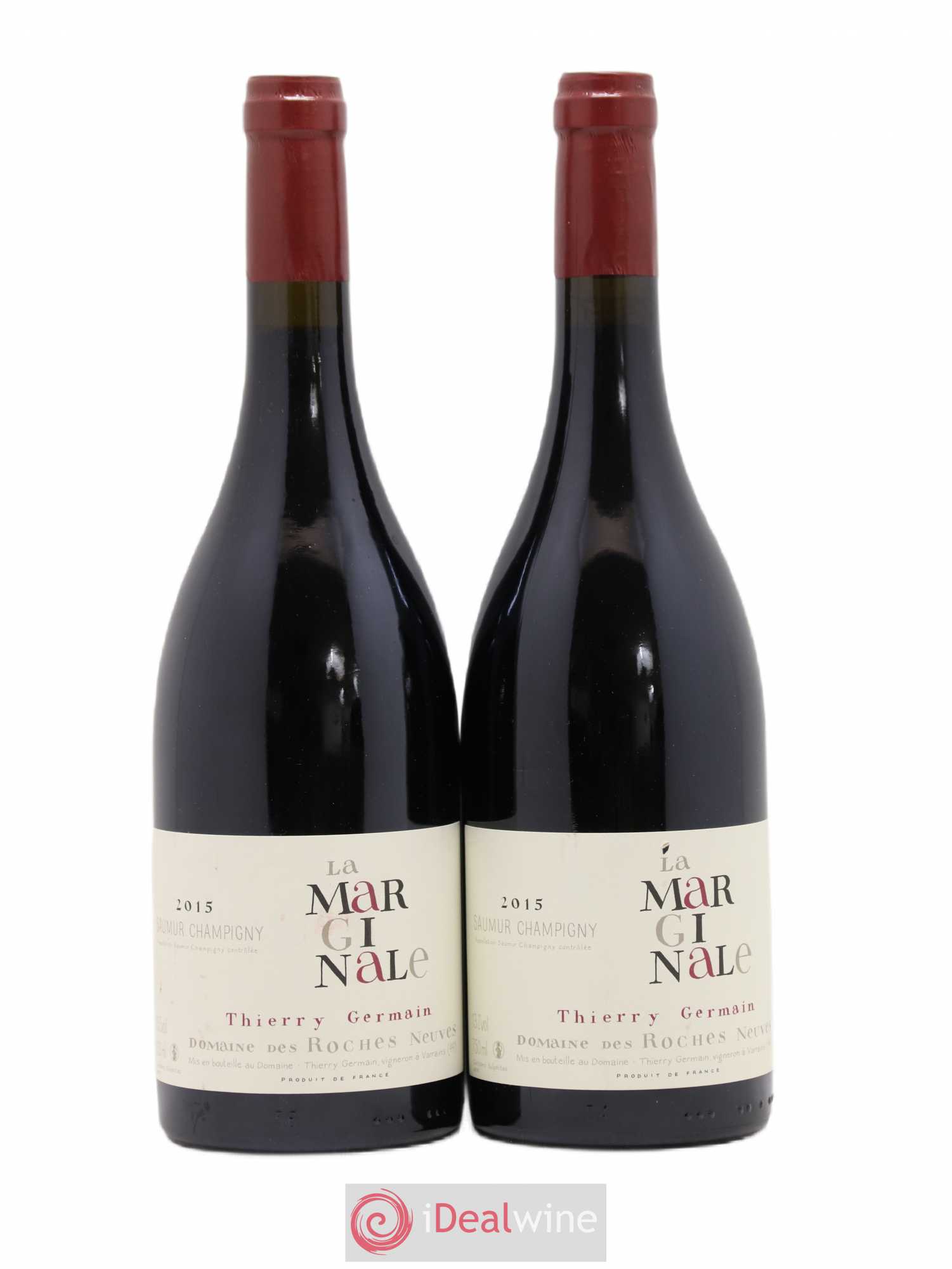 Saumur-Champigny La Marginale Domaine des Roches Neuves - Thierry Germain 2015 - Lot de 2 bouteilles - 0
