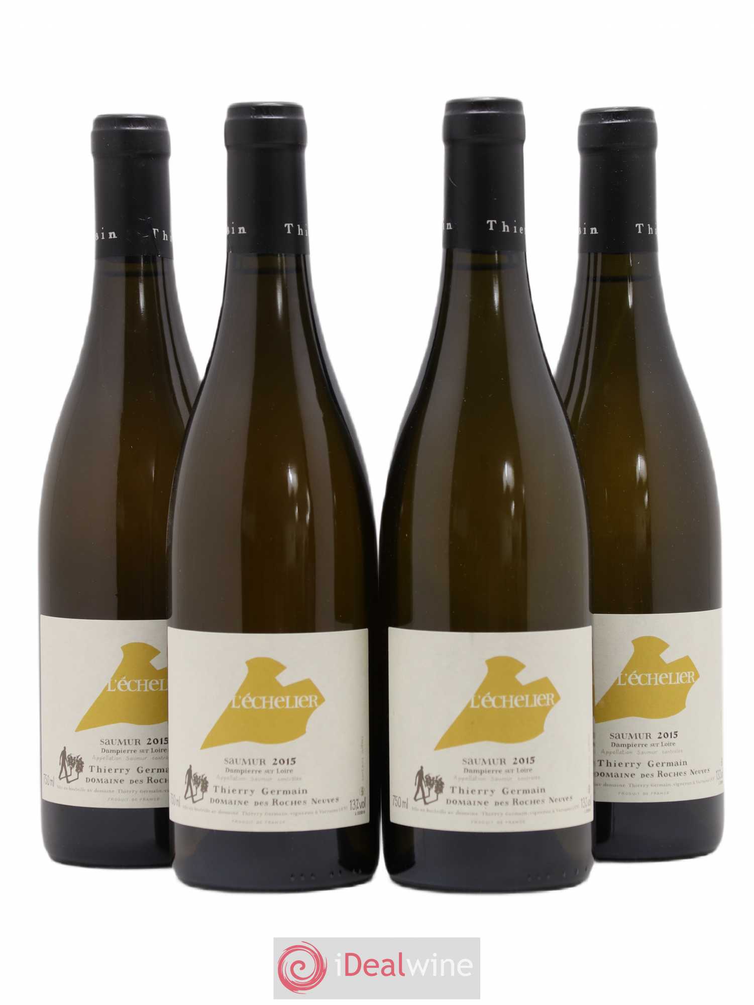 Saumur l'Echelier Domaine des Roches Neuves - Thierry Germain 2015 - Lot de 4 bouteilles - 0