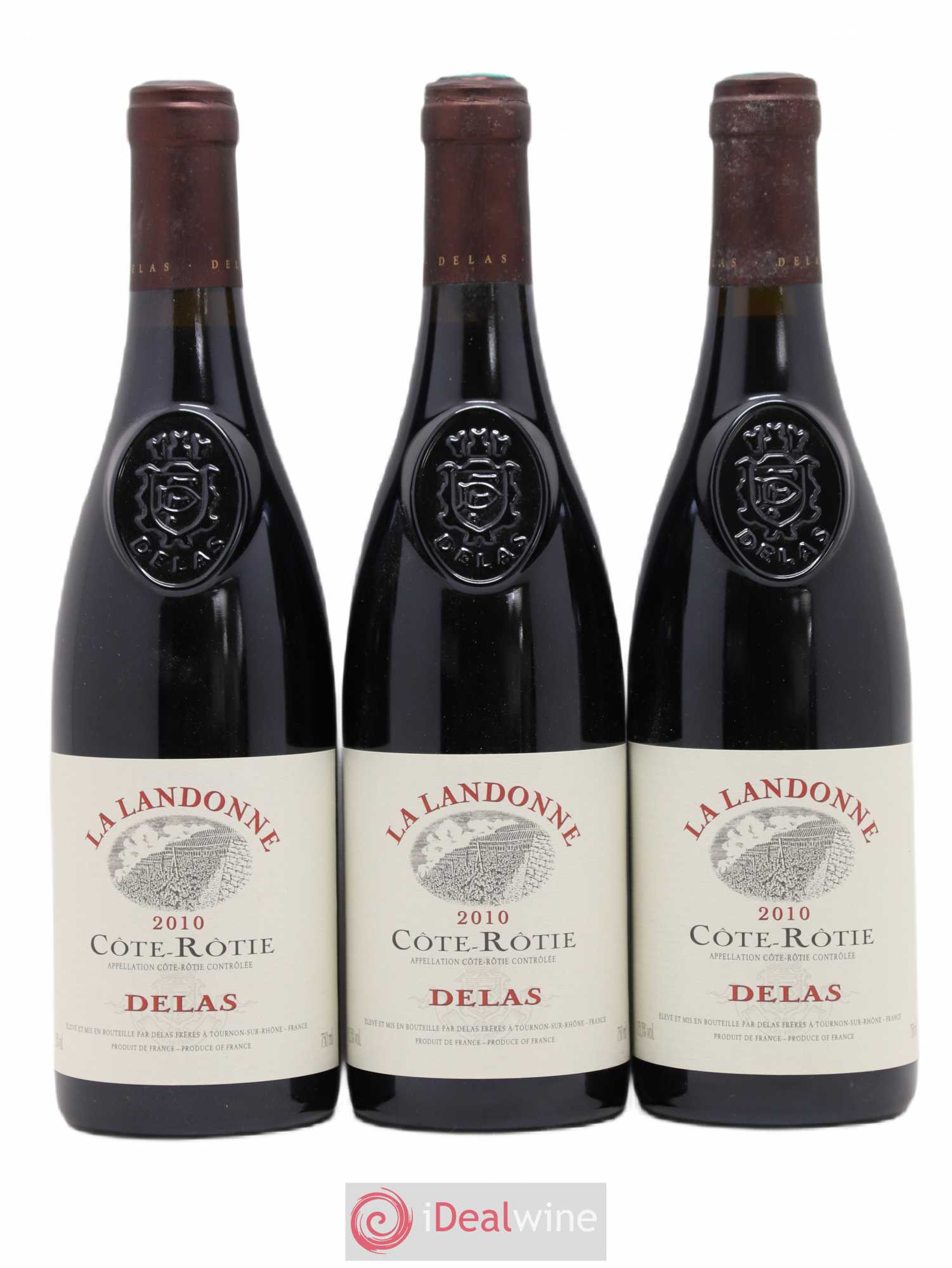 Côte-Rôtie La Landonne Delas Frères 2010 - Lot de 3 bouteilles - 0