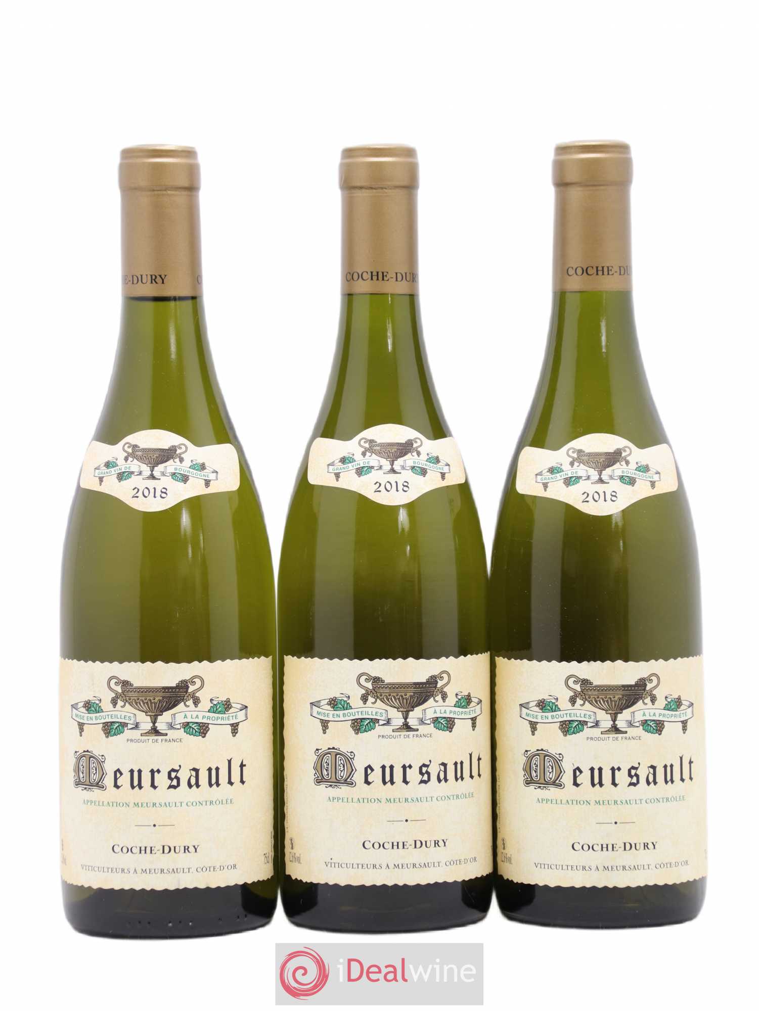 Meursault Coche Dury (Domaine) 2018 - Lot de 3 bouteilles - 0