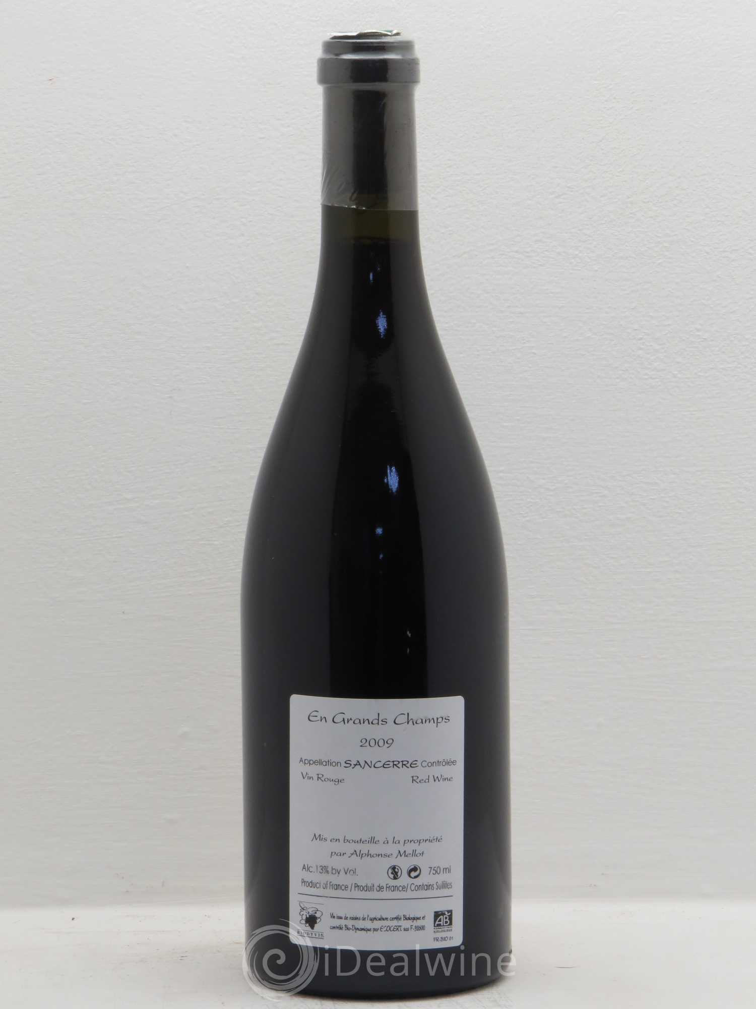 Sancerre En Grands Champs Alphonse Mellot 2009 - Lot de 6 bouteilles - 1