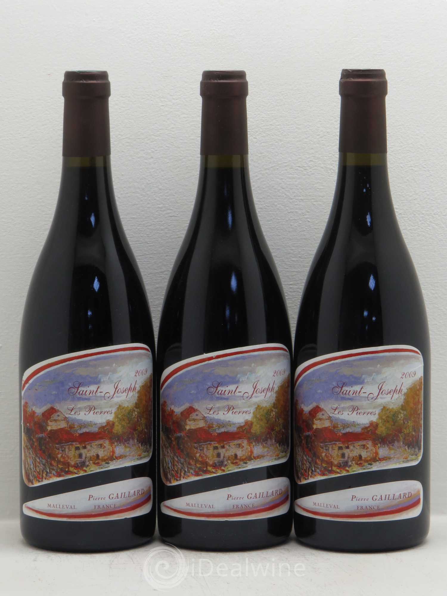 Saint-Joseph Les pierres domaine Gaillard 2009 - Posten von 3 Flaschen - 0