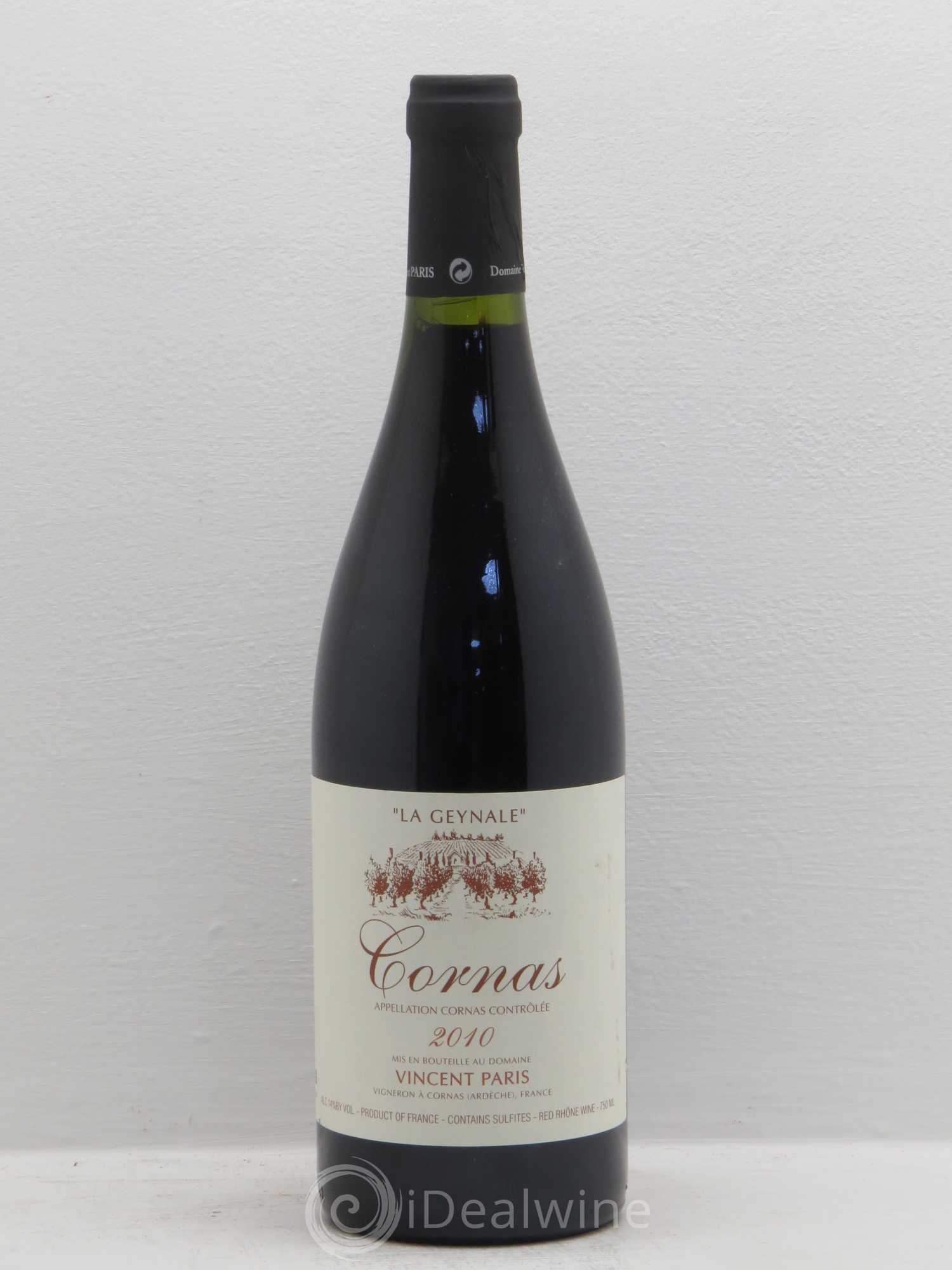Cornas La Geynale Vincent Paris 2010 - Lot de 6 bouteilles - 0