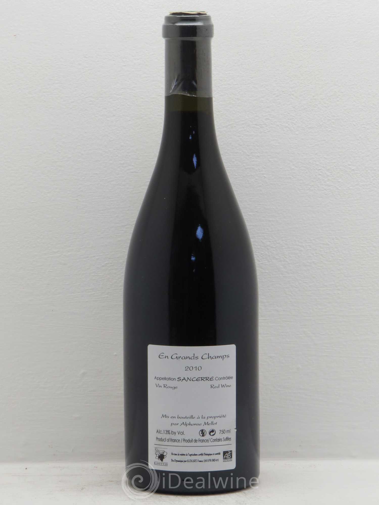 Sancerre En Grands Champs Alphonse Mellot 2010 - Lot de 6 bouteilles - 1