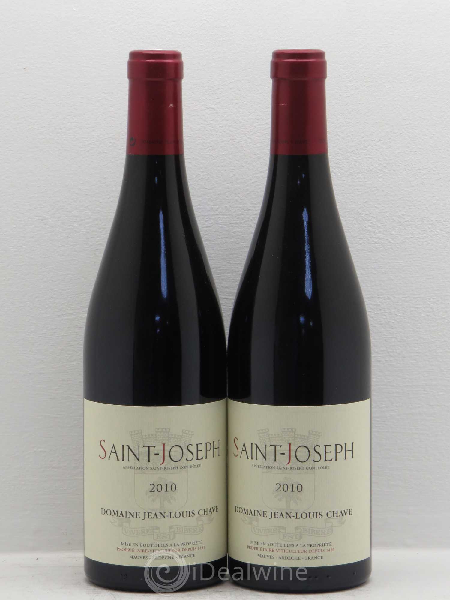 Saint-Joseph Jean-Louis Chave 2010 - Lot de 2 bouteilles - 0