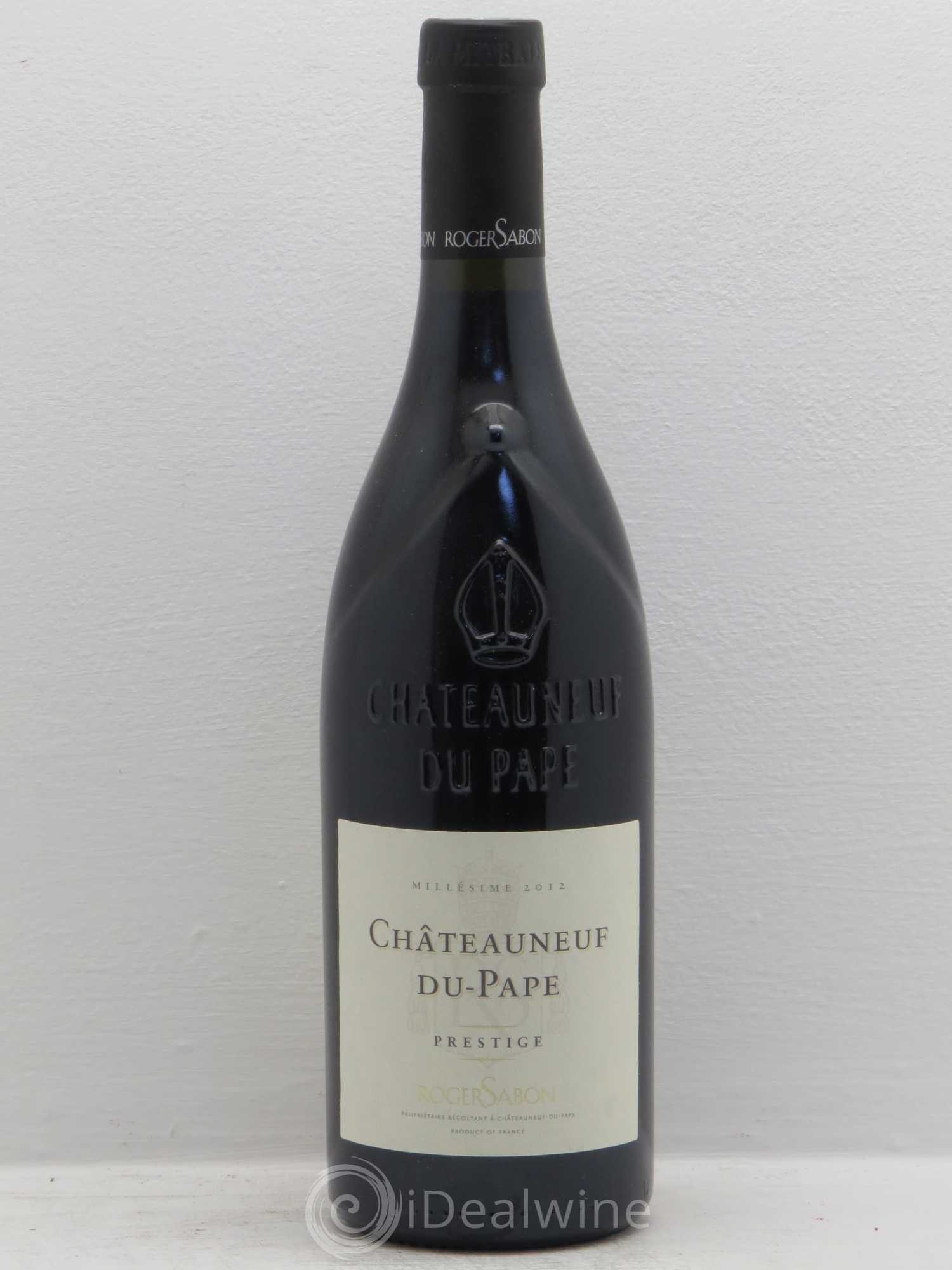 Châteauneuf-du-Pape Cuvée Prestige Roger Sabon (Domaine) 2012 - Lot de 6 bouteilles - 0