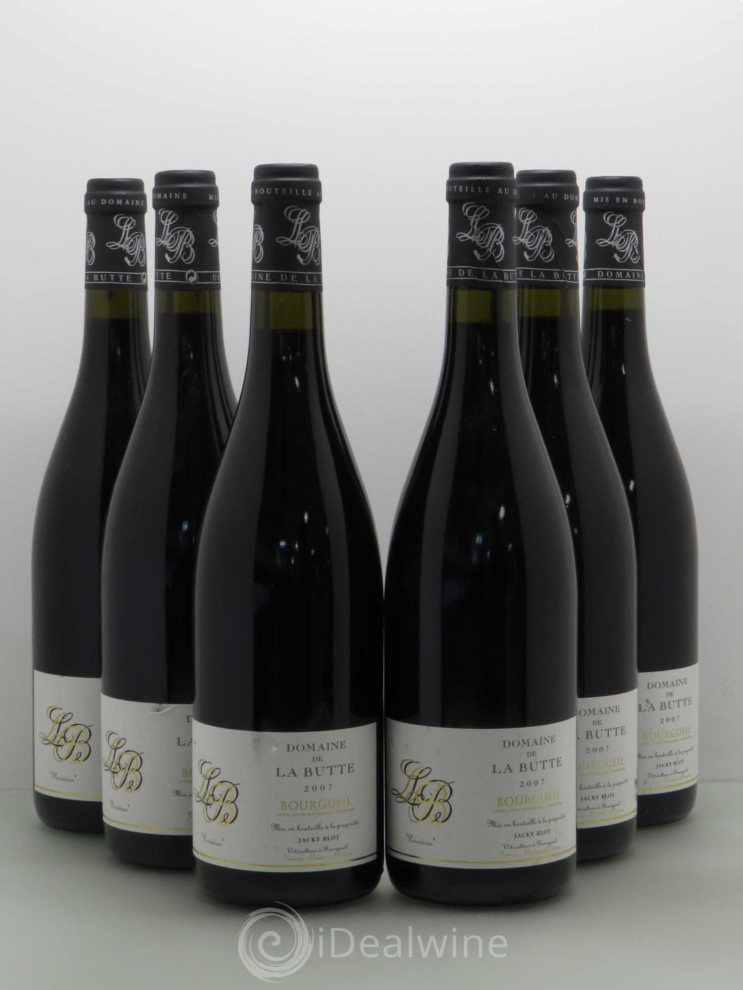 Bourgueil Perrières Domaine de La Butte - Jacky Blot 2007 - Lot de 6 bouteilles - 0